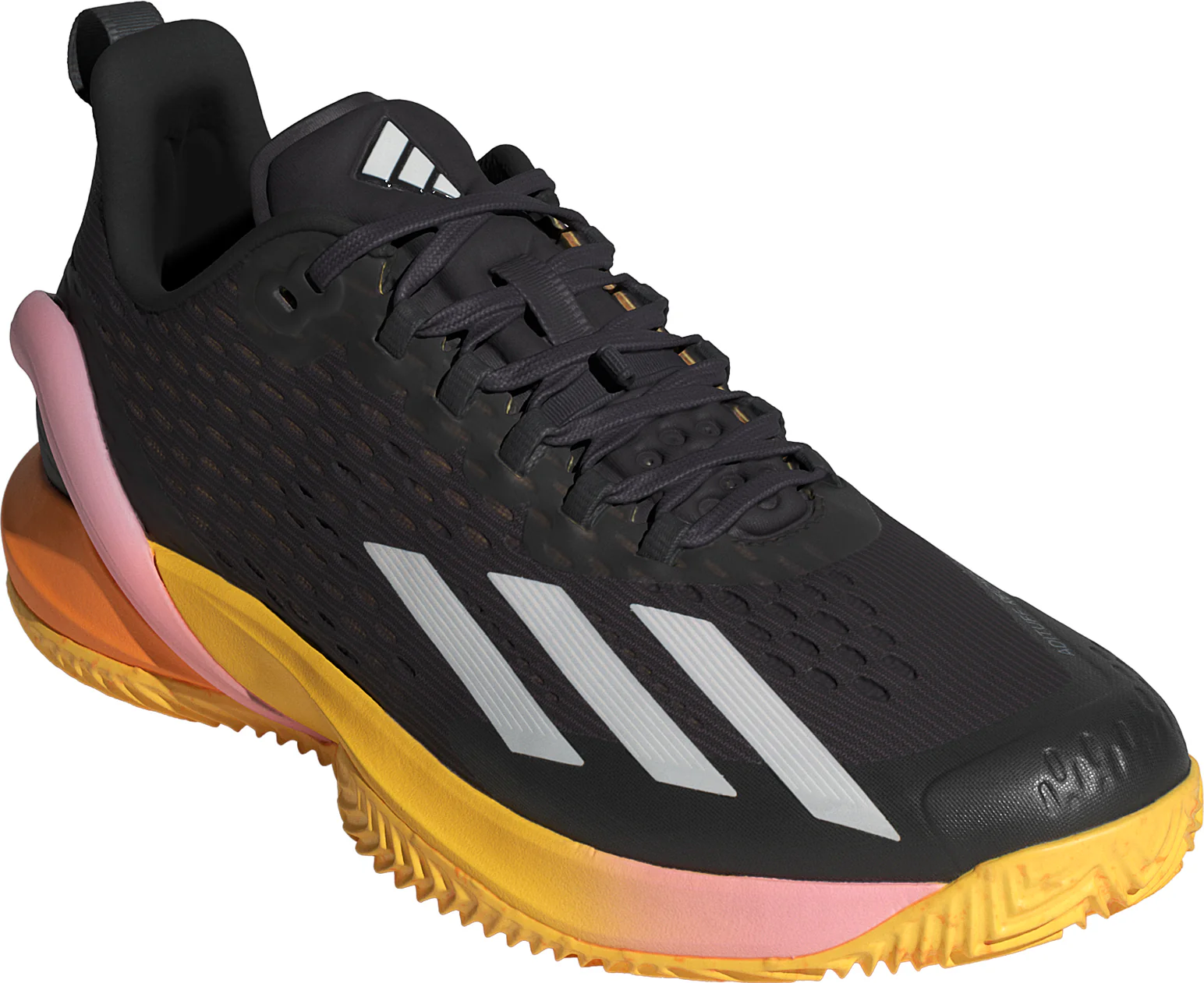 adidas Adizero CyberSonic Clay Mens Tennis Shoes - Black - Image 6