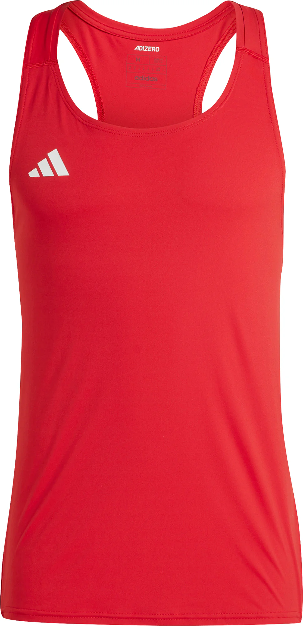 adidas Adizero Essentials Mens Running Vest - Red - Image 5