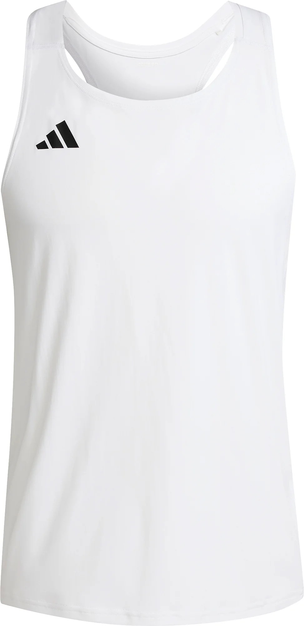 adidas Adizero Essentials Mens Running Vest - White - Image 5