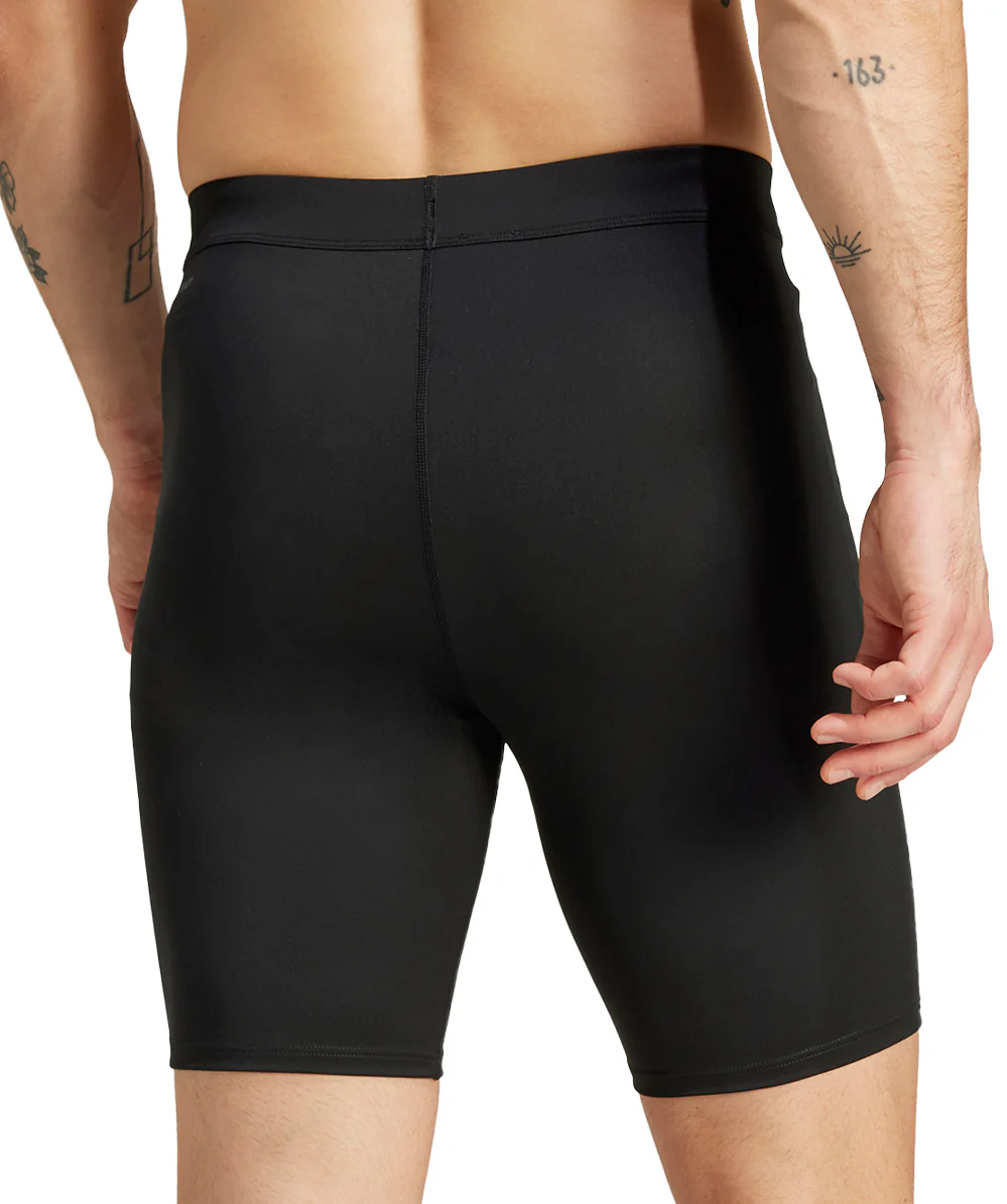 adidas Adizero Essentials Mens Short Running Tights - Black - Image 2