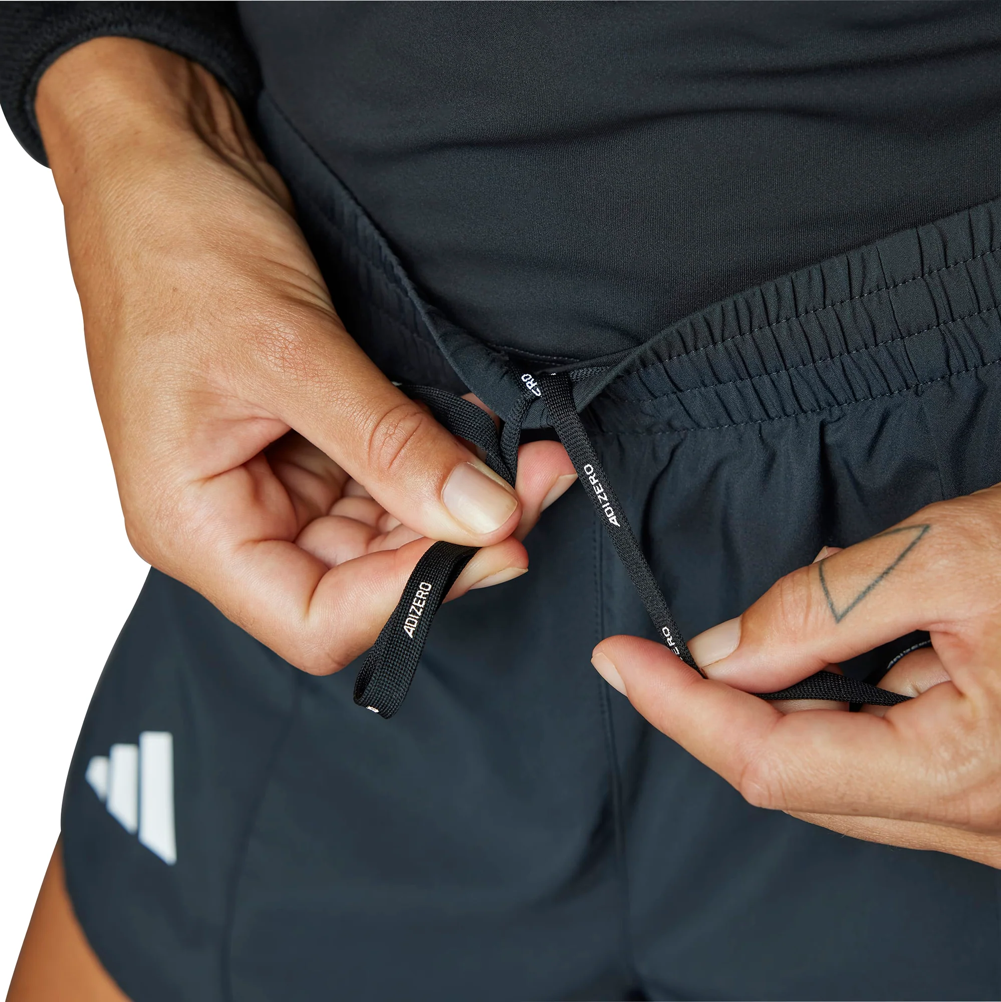 adidas Adizero Essentials Womens Running Shorts - Black - Image 4