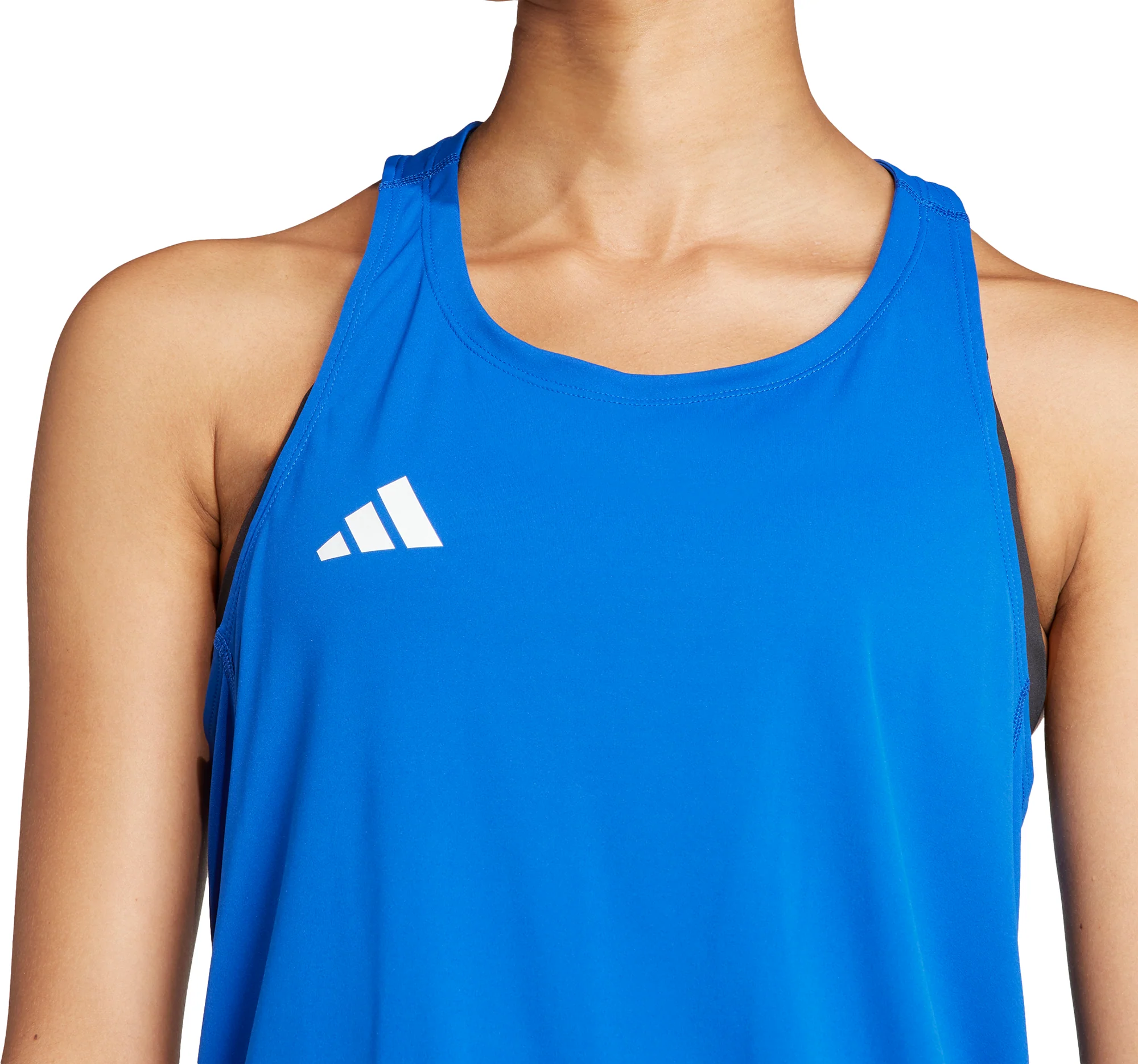 adidas Adizero Essentials Womens Running Vest Tank Top - Blue - Image 3