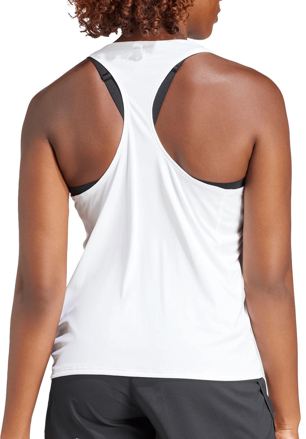 adidas Adizero Essentials Womens Running Vest Tank Top - White - Image 2
