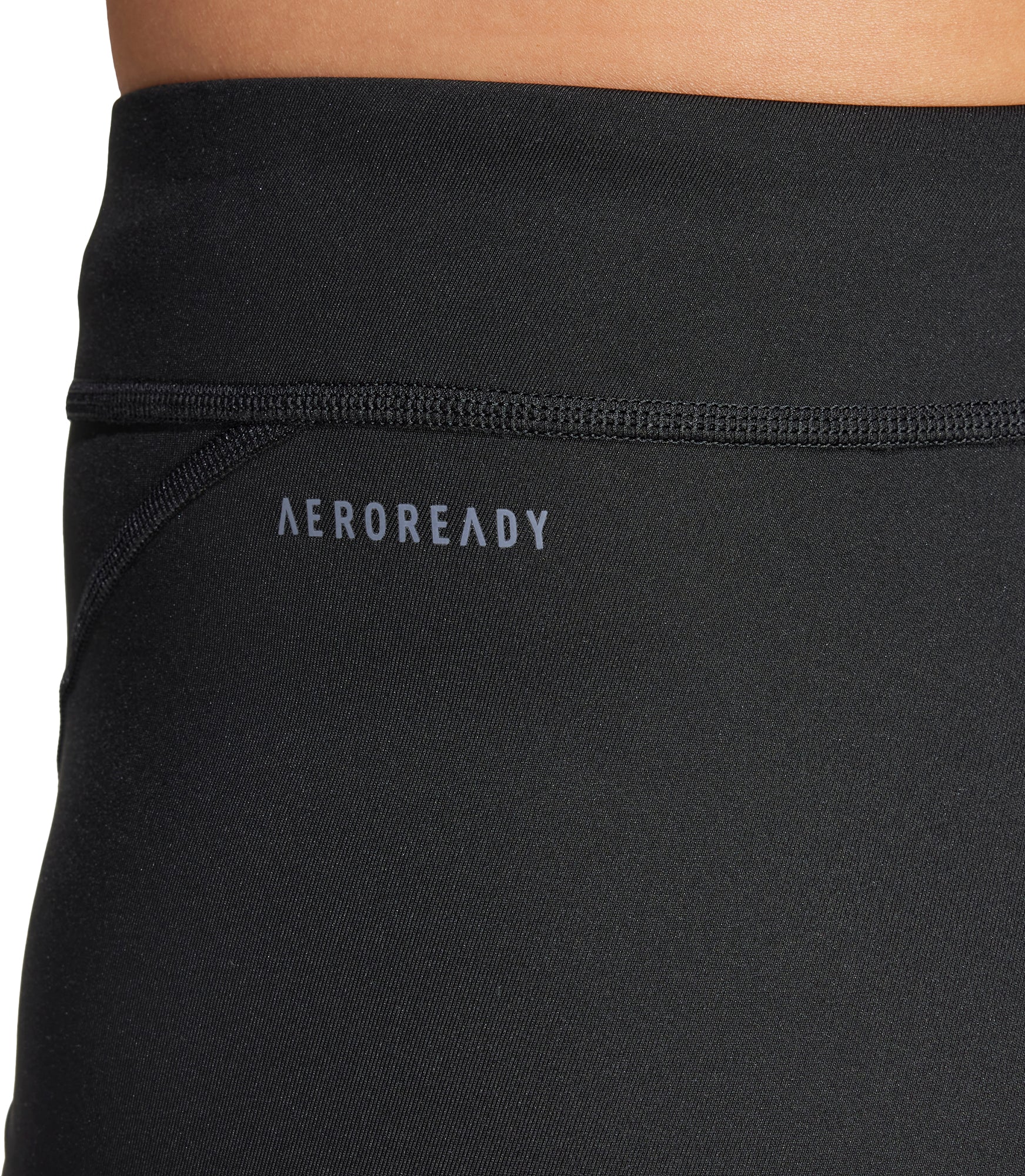 adidas Adizero Essentials Womens Short Running Tights - Black - Image 3
