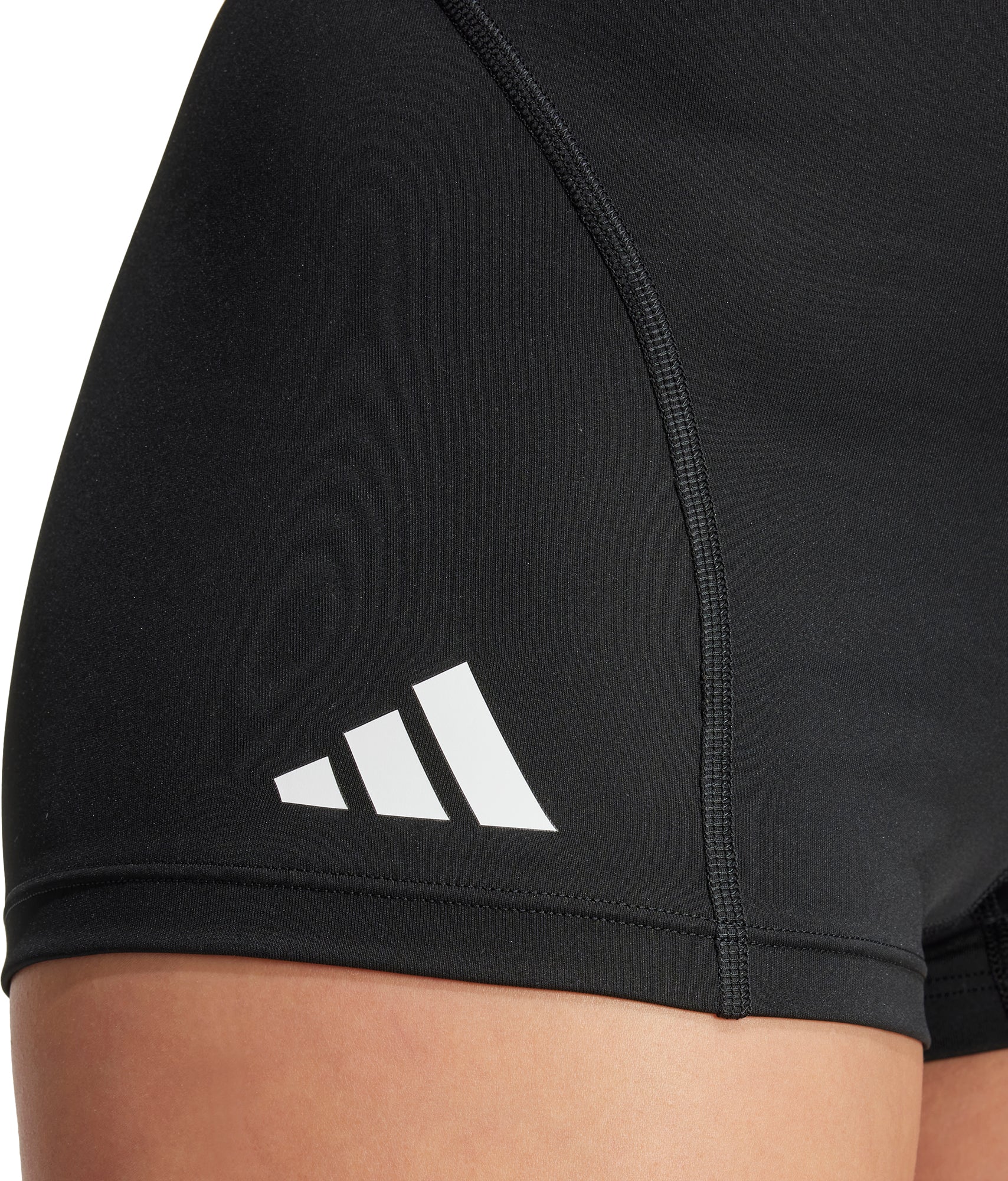 adidas Adizero Essentials Womens Short Running Tights - Black - Image 4