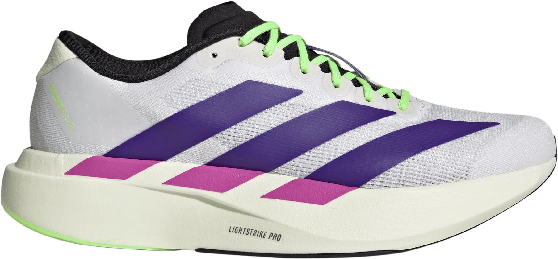 adidas Adizero EVO SL Mens Running Shoes - White