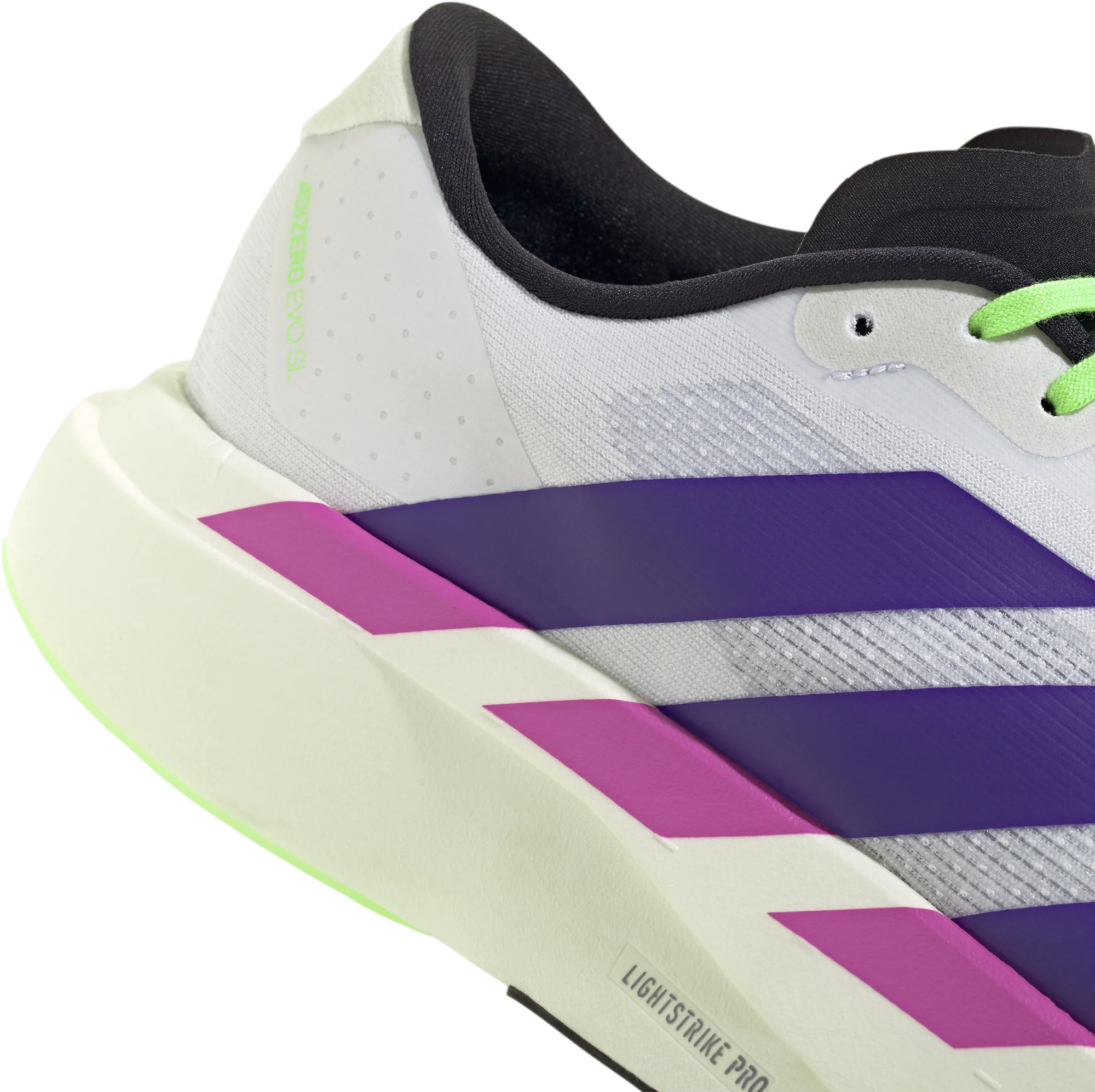 adidas Adizero EVO SL Mens Running Shoes - White - Image 7