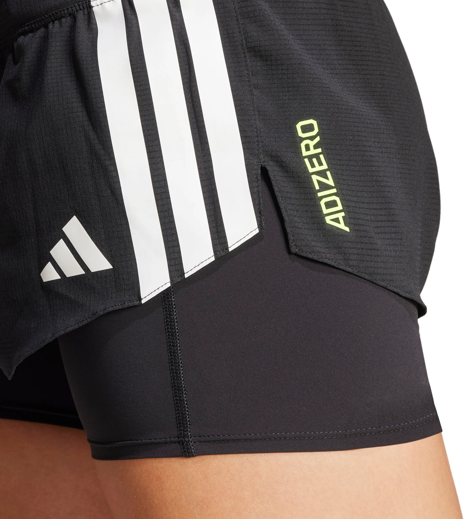 adidas Adizero Gel Pocket 2 In 1 Womens Running Shorts - Black - Image 4