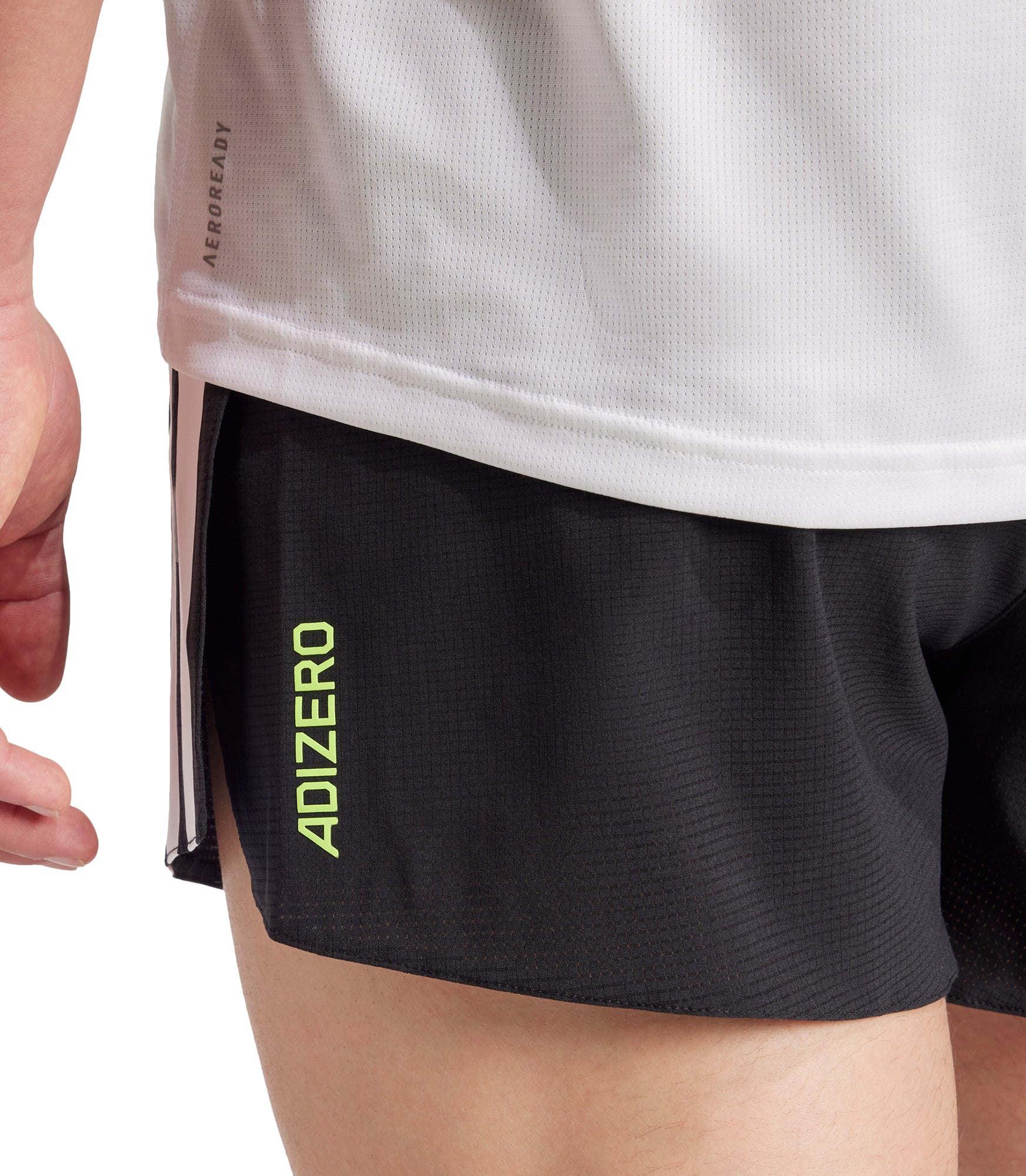 adidas Adizero Gel Pocket 3 Inch Mens Running Shorts - Black - Image 3