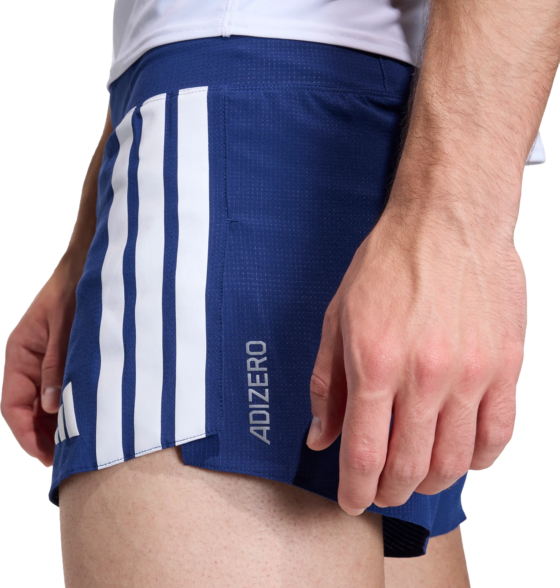 adidas Adizero Gel Pocket 3 Inch Mens Running Shorts - Blue - Image 3