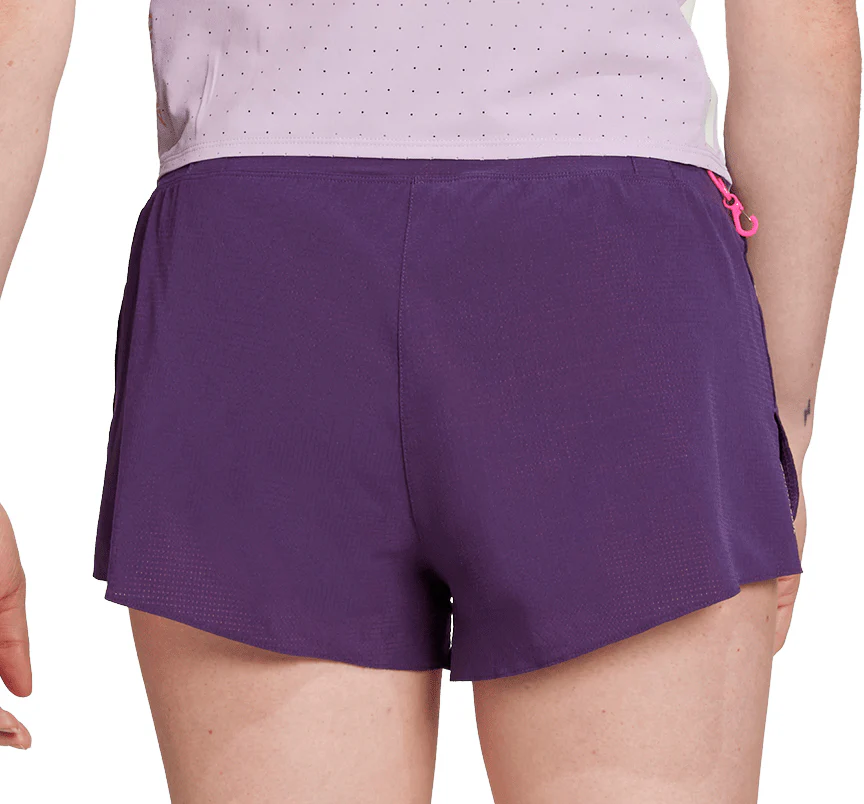 adidas Adizero Gel Pocket 3 Inch Womens Running Shorts - Purple - Image 2
