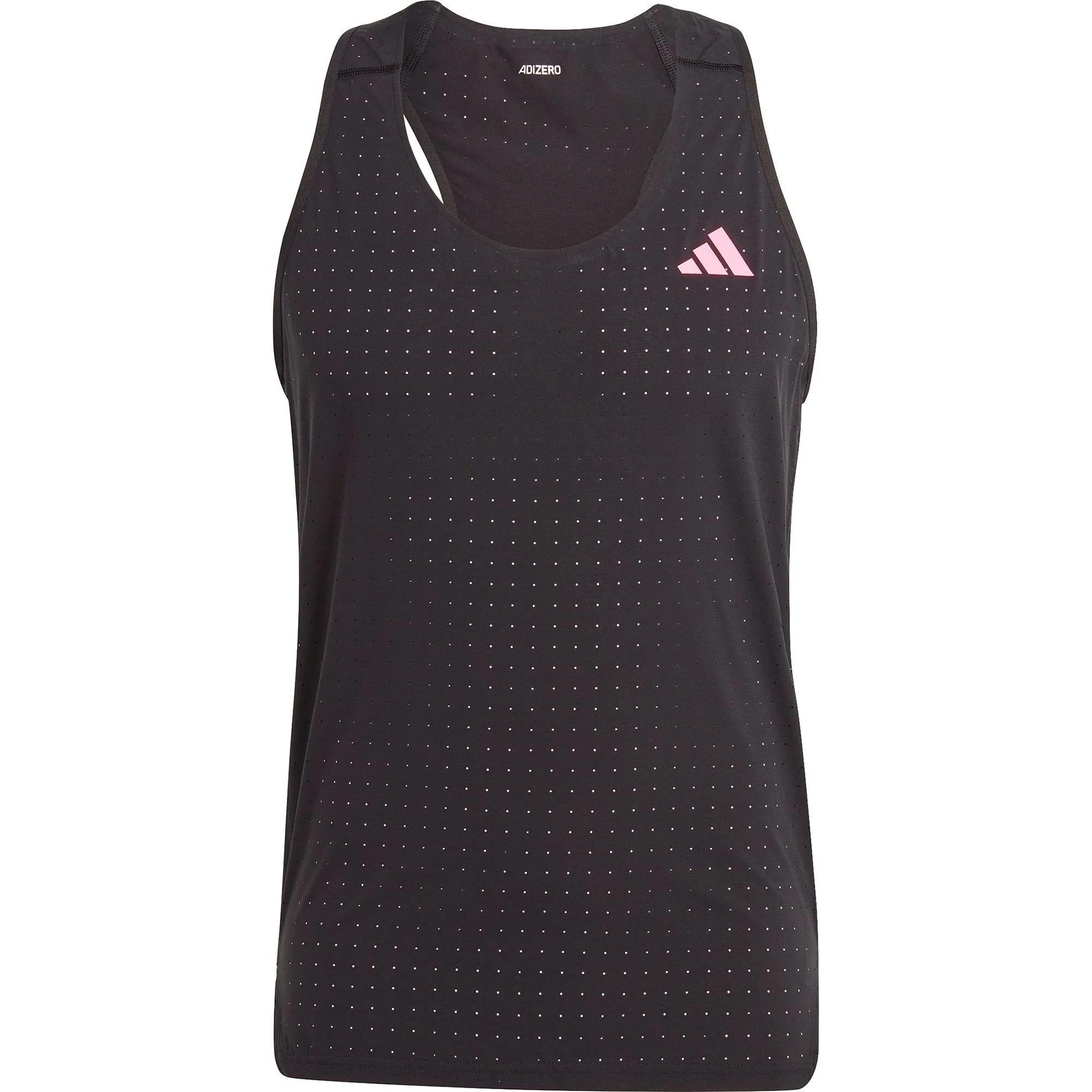 adidas Adizero Mens Running Vest - Black - Image 4