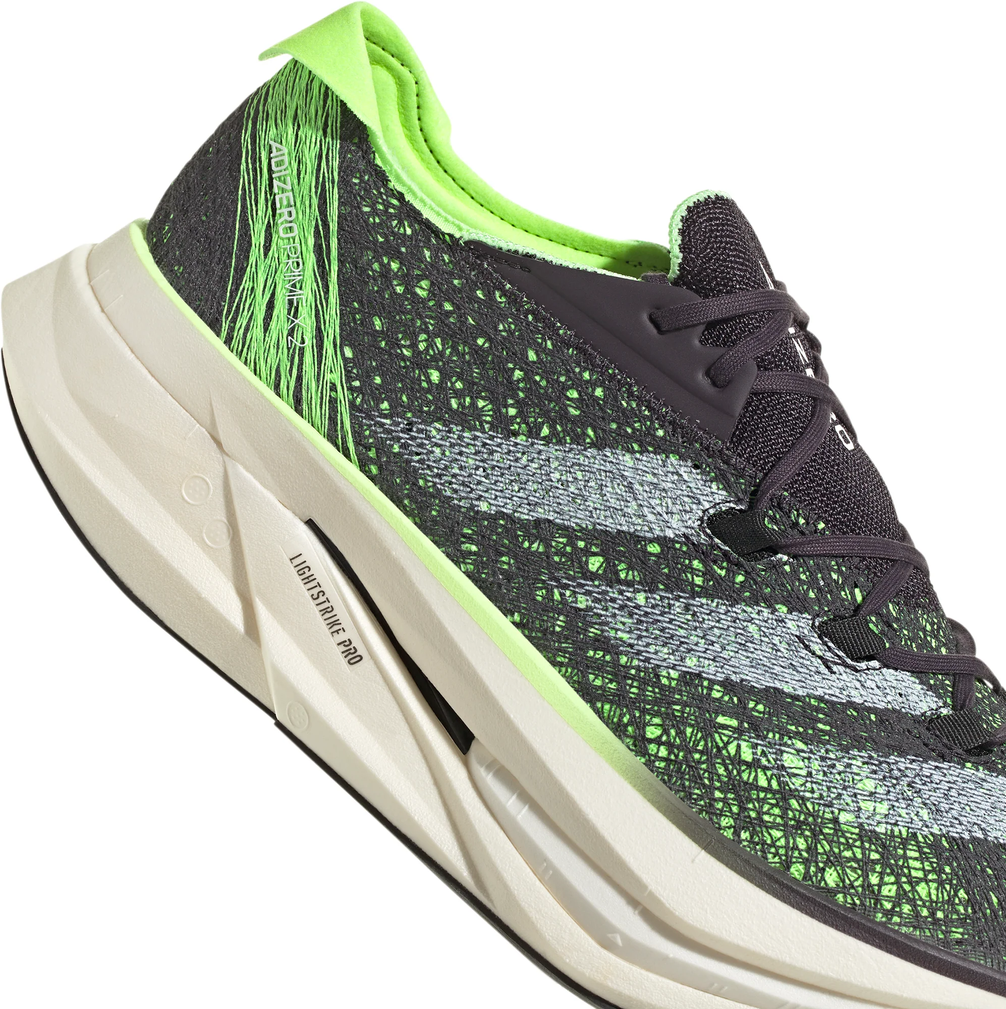 adidas Adizero Prime X 2.0 Strung Running Shoes - Black - Image 7
