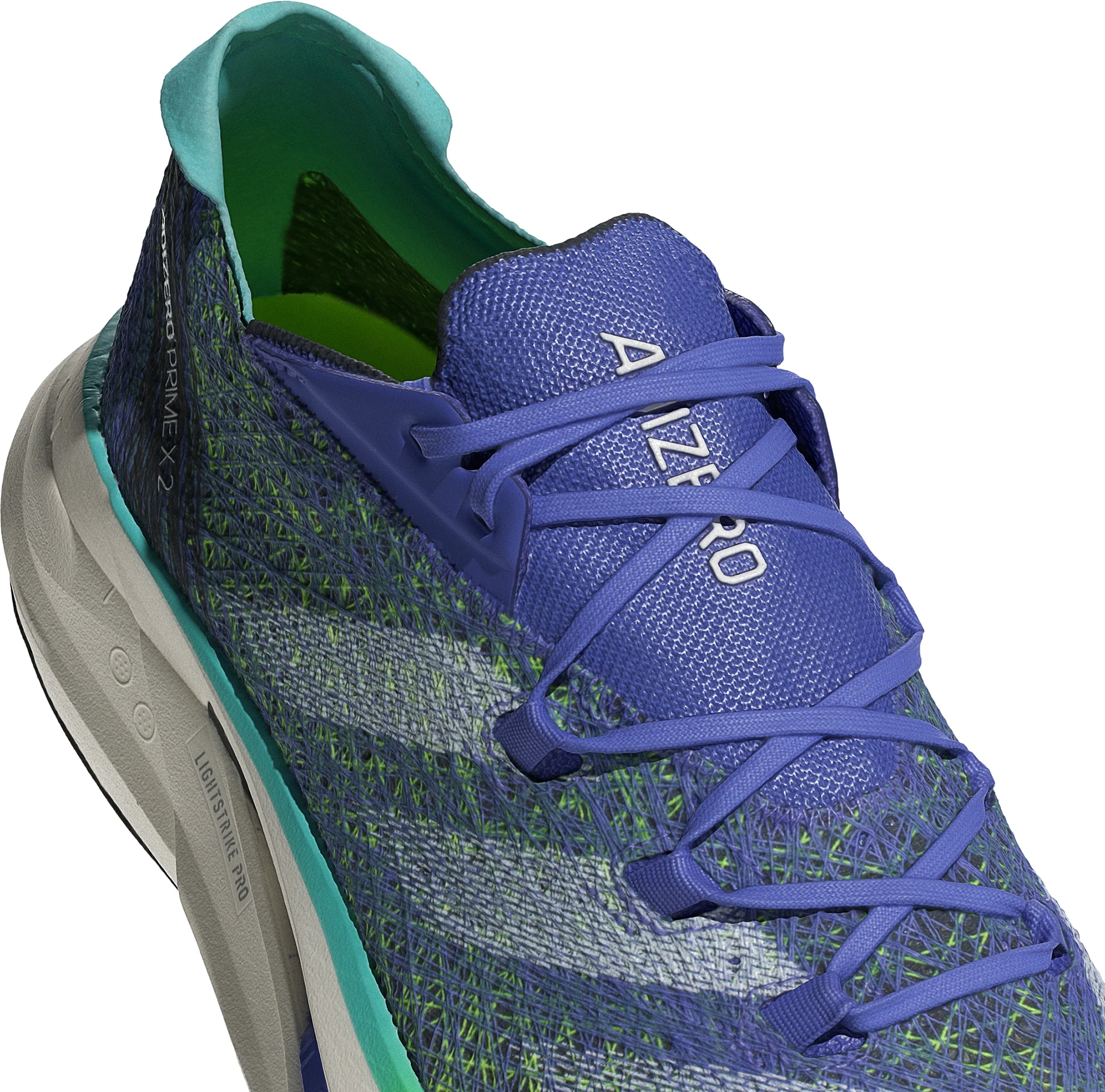 adidas Adizero Prime X 2.0 Strung Running Shoes - Blue - Image 8