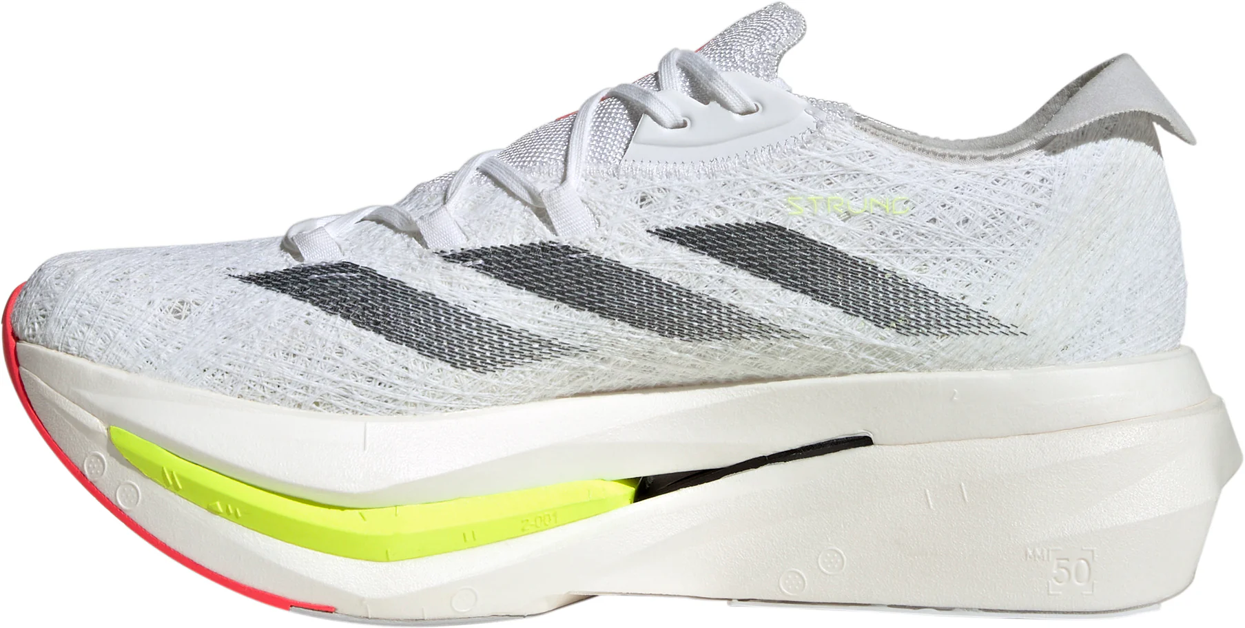 adidas Adizero Prime X 2.0 Strung Running Shoes - White - Image 3