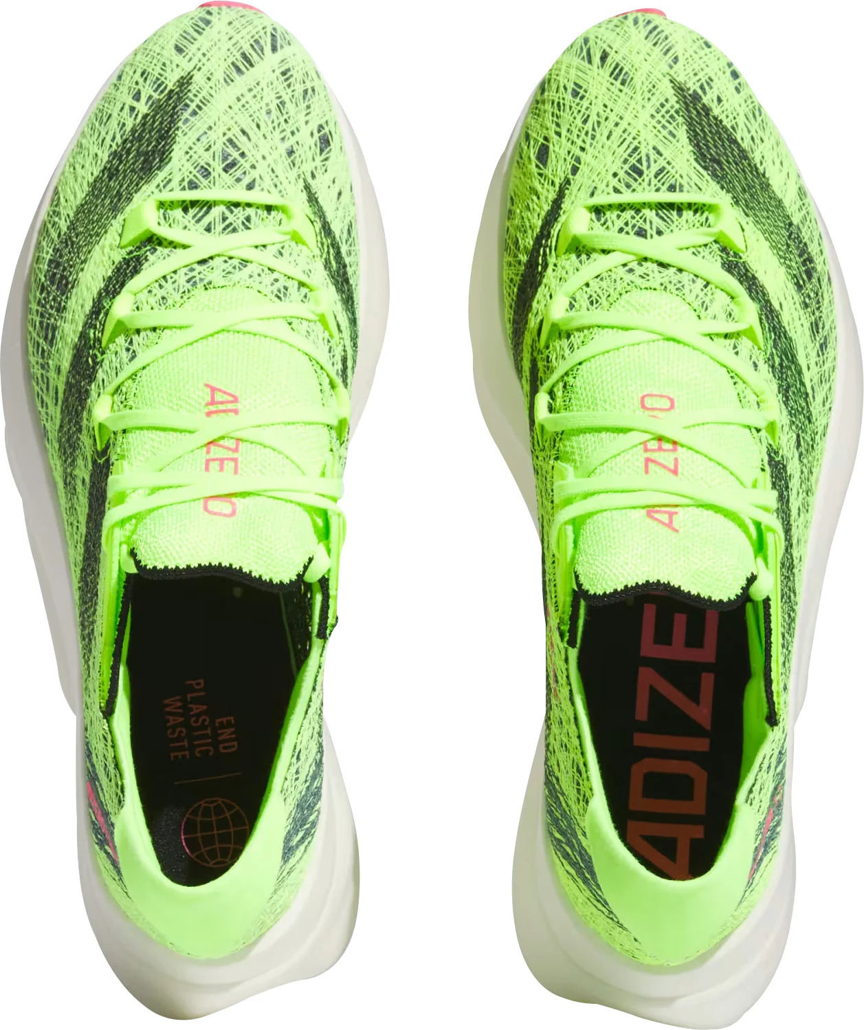 adidas Adizero Prime X 2.0 Strung Running Shoes - Yellow - Image 4