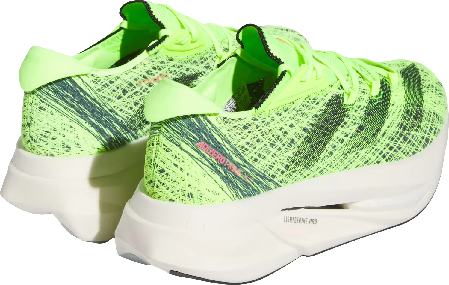adidas Adizero Prime X 2.0 Strung Running Shoes - Yellow - Image 5