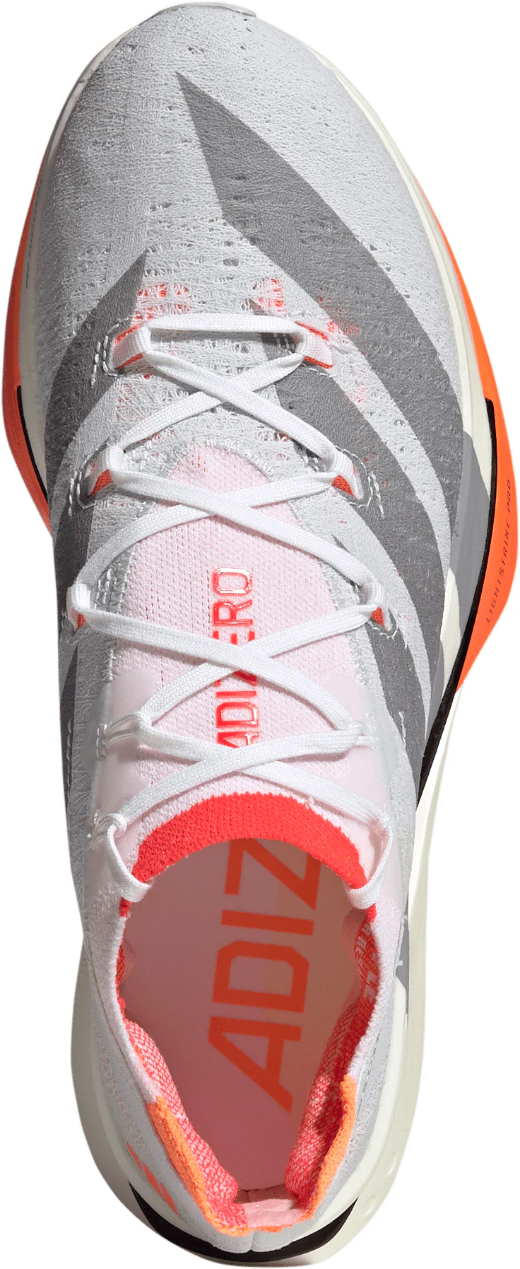 adidas Adizero Prime X3 Strung Running Shoes - White - Image 4