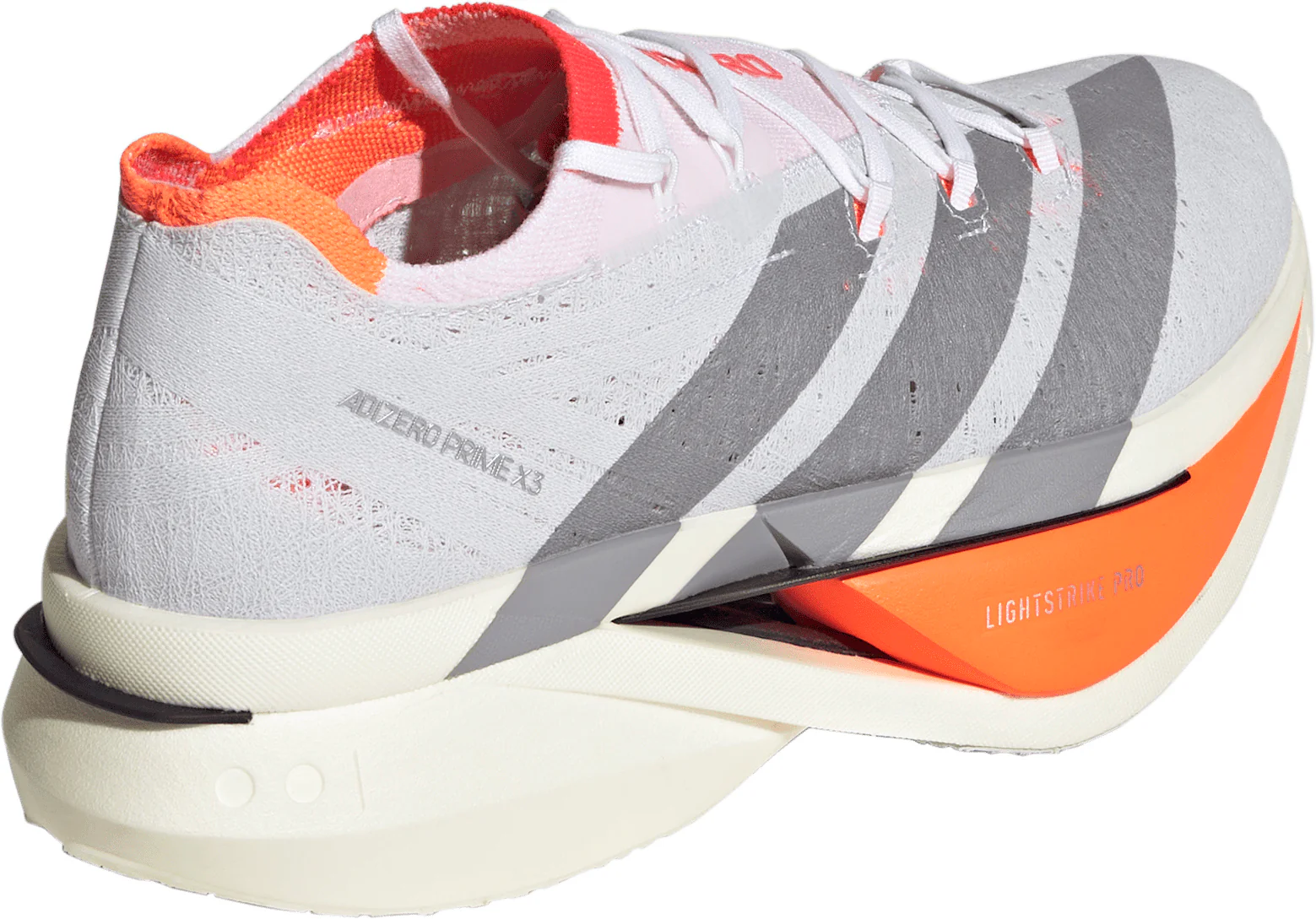 adidas Adizero Prime X3 Strung Running Shoes - White - Image 5
