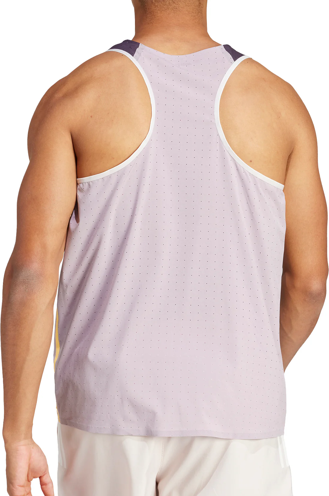 adidas Adizero Promo Mens Running Vest - Purple - Image 2