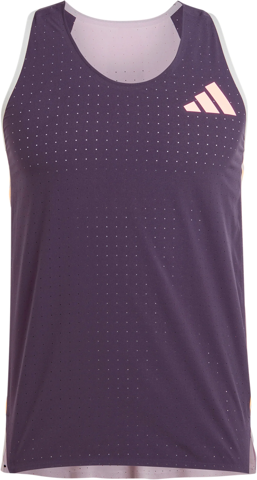 adidas Adizero Promo Mens Running Vest - Purple - Image 5