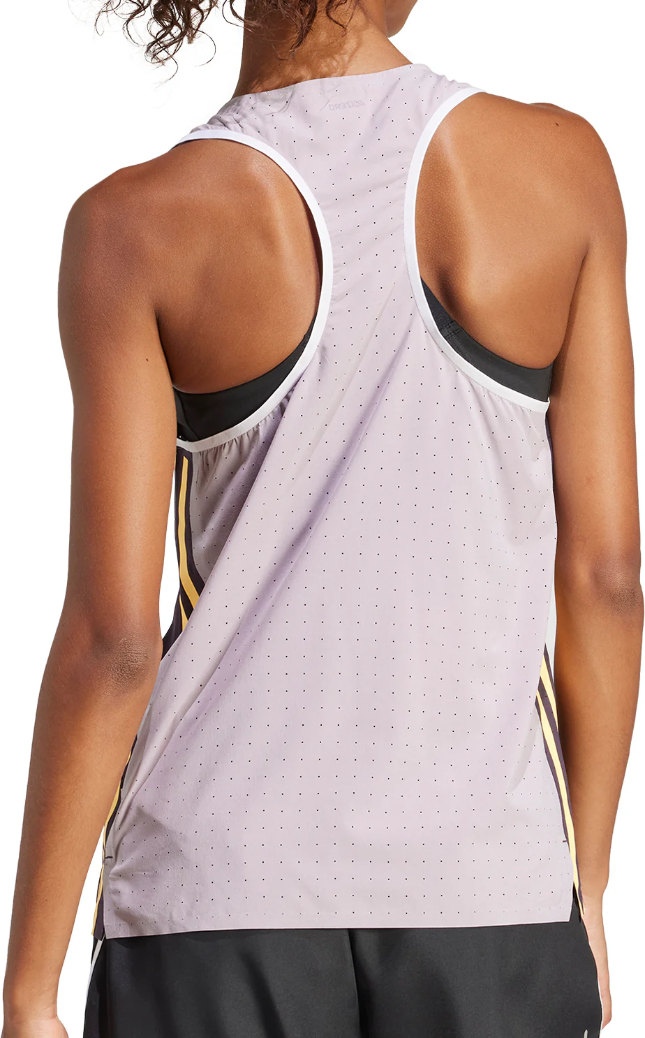 adidas Adizero Promo Womens Running Vest Tank Top - Purple - Image 2
