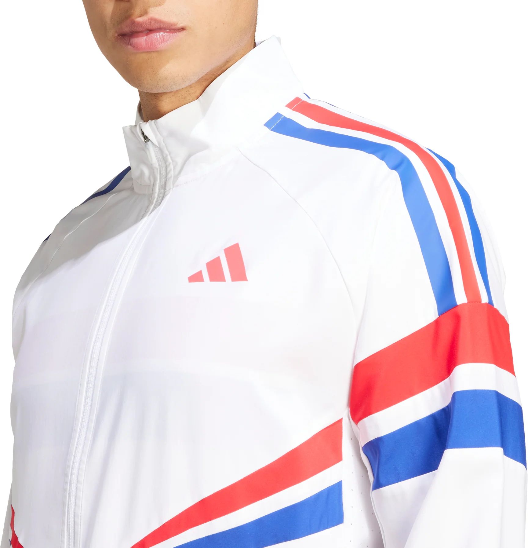 adidas Adizero Retro Mens Running Jacket - White - Image 3