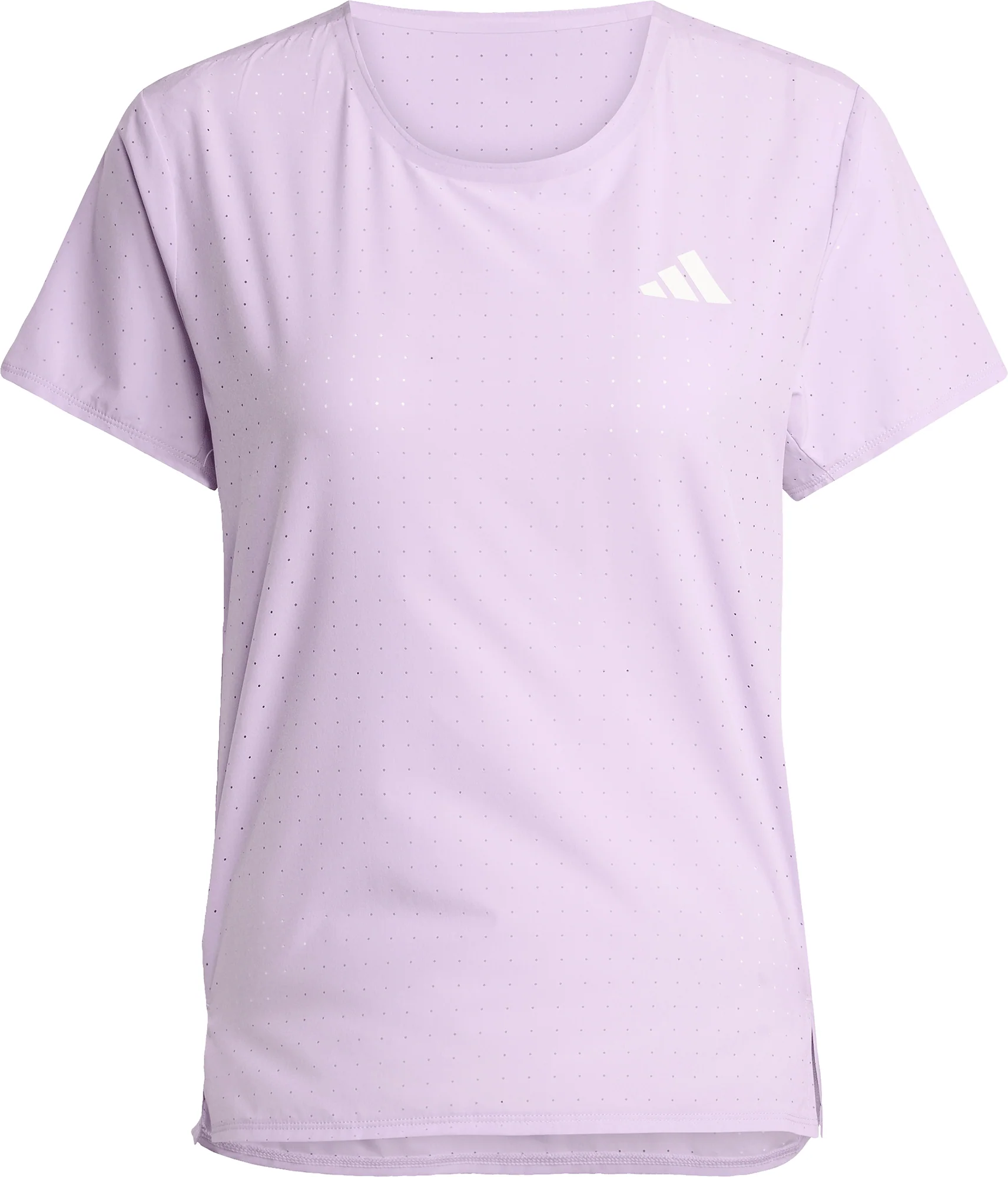 adidas Adizero Short Sleeve Womens Running Top - Purple - Image 5