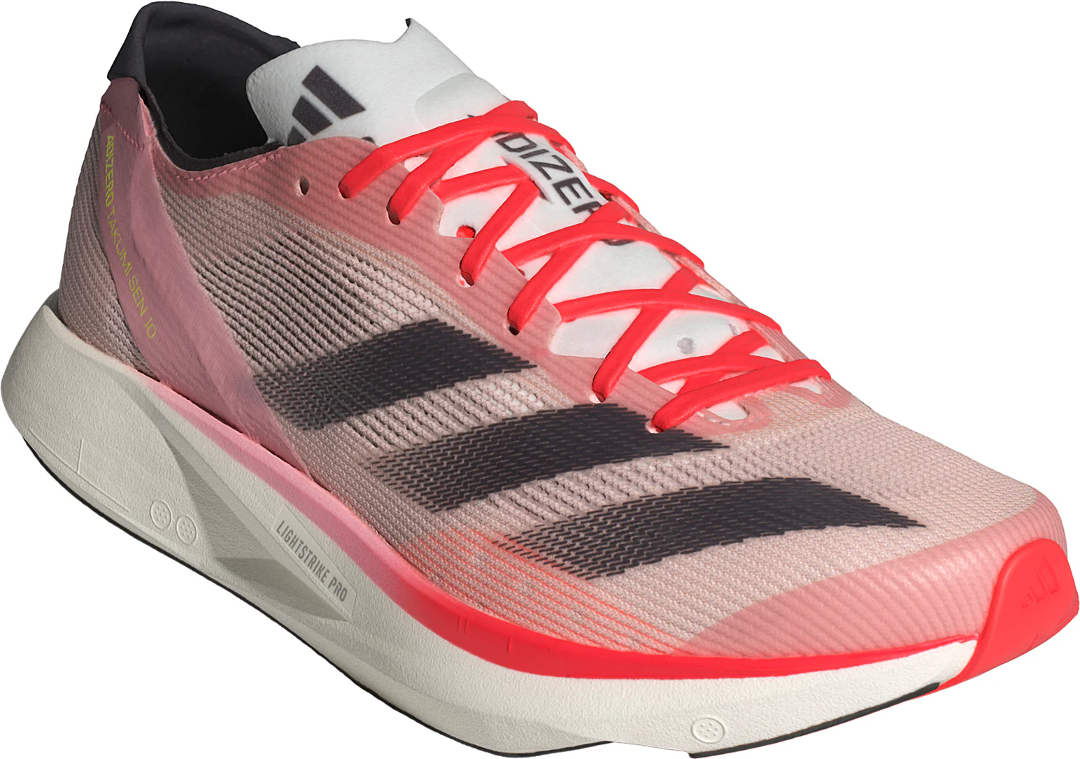 adidas Adizero Takumi Sen 10 Womens Running Shoes - Pink - Image 6