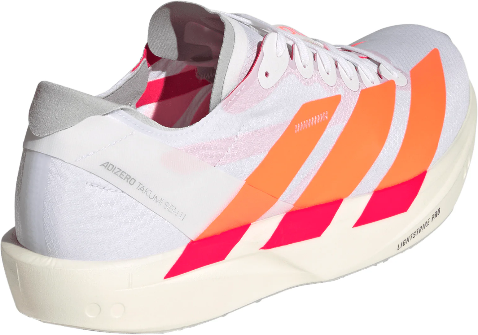 adidas Adizero Takumi Sen 11 Mens Running Shoes - White - Image 5