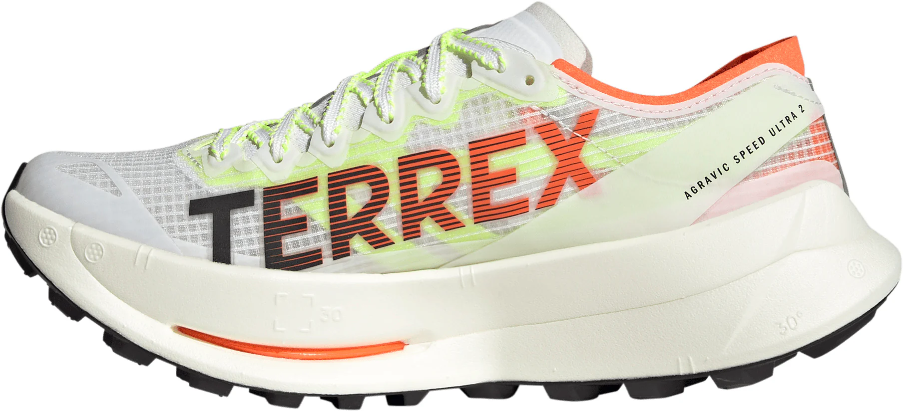 adidas Agravic Speed Ultra 2 Womens Trail Running Shoes - White - Image 3