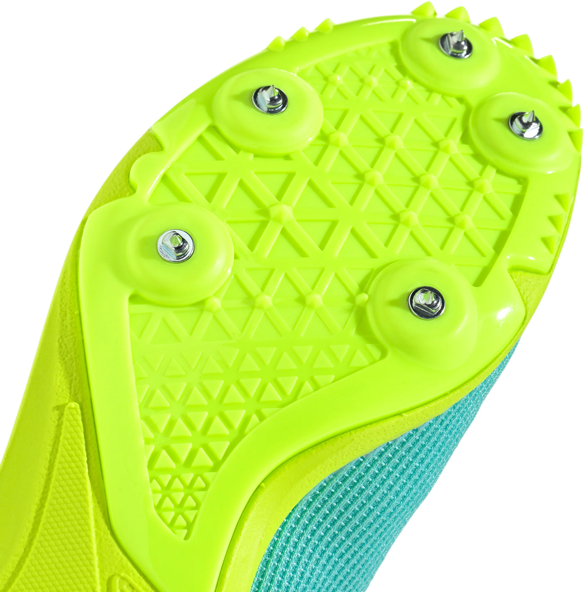 adidas Allroundstar Junior Running Spikes - Green - Image 8