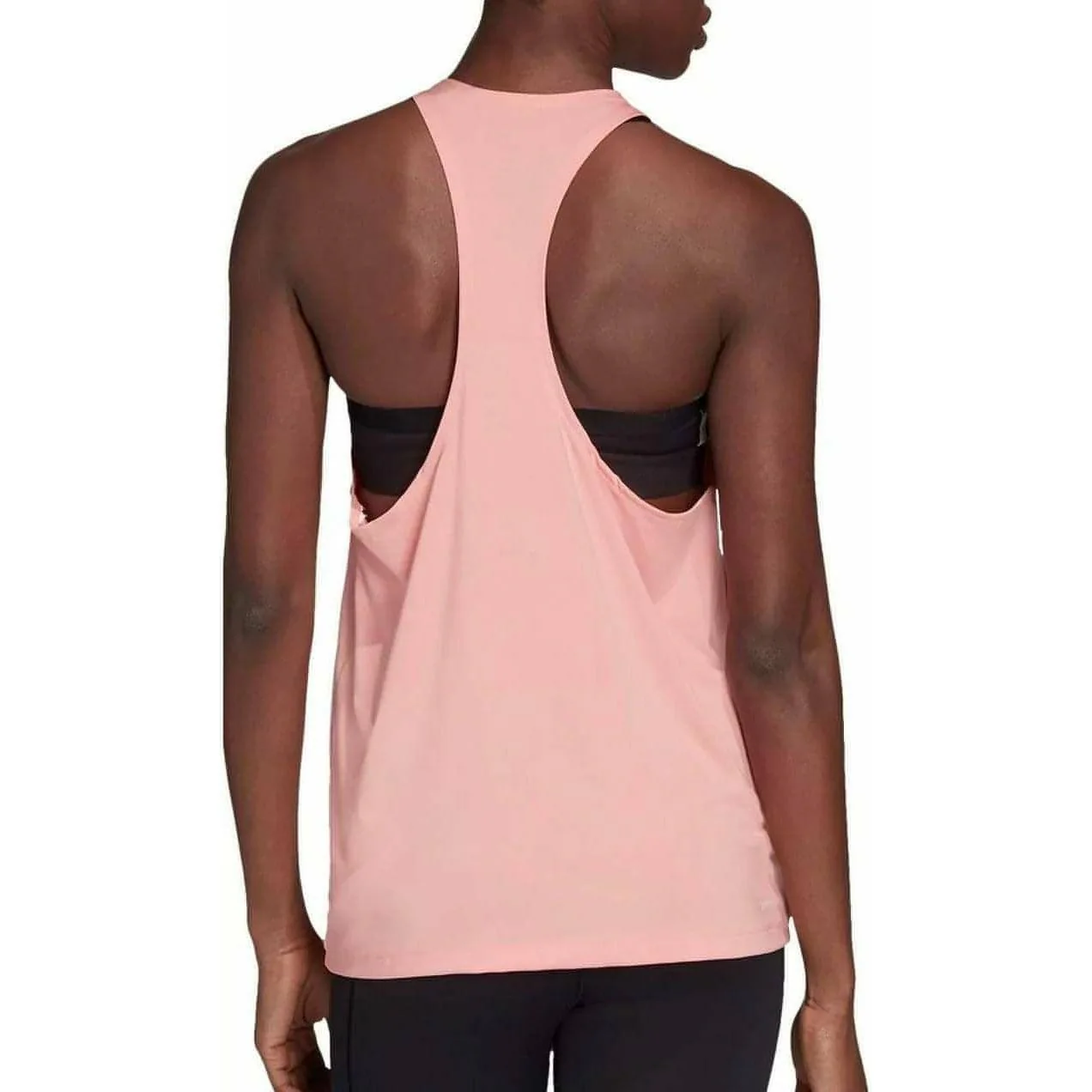 adidas Badge Of Sport Womens Training Vest Tank Top - Pink - Image 2