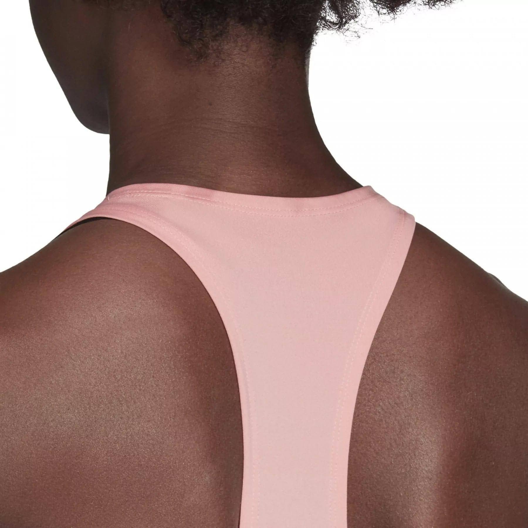 adidas Badge Of Sport Womens Training Vest Tank Top - Pink - Image 4