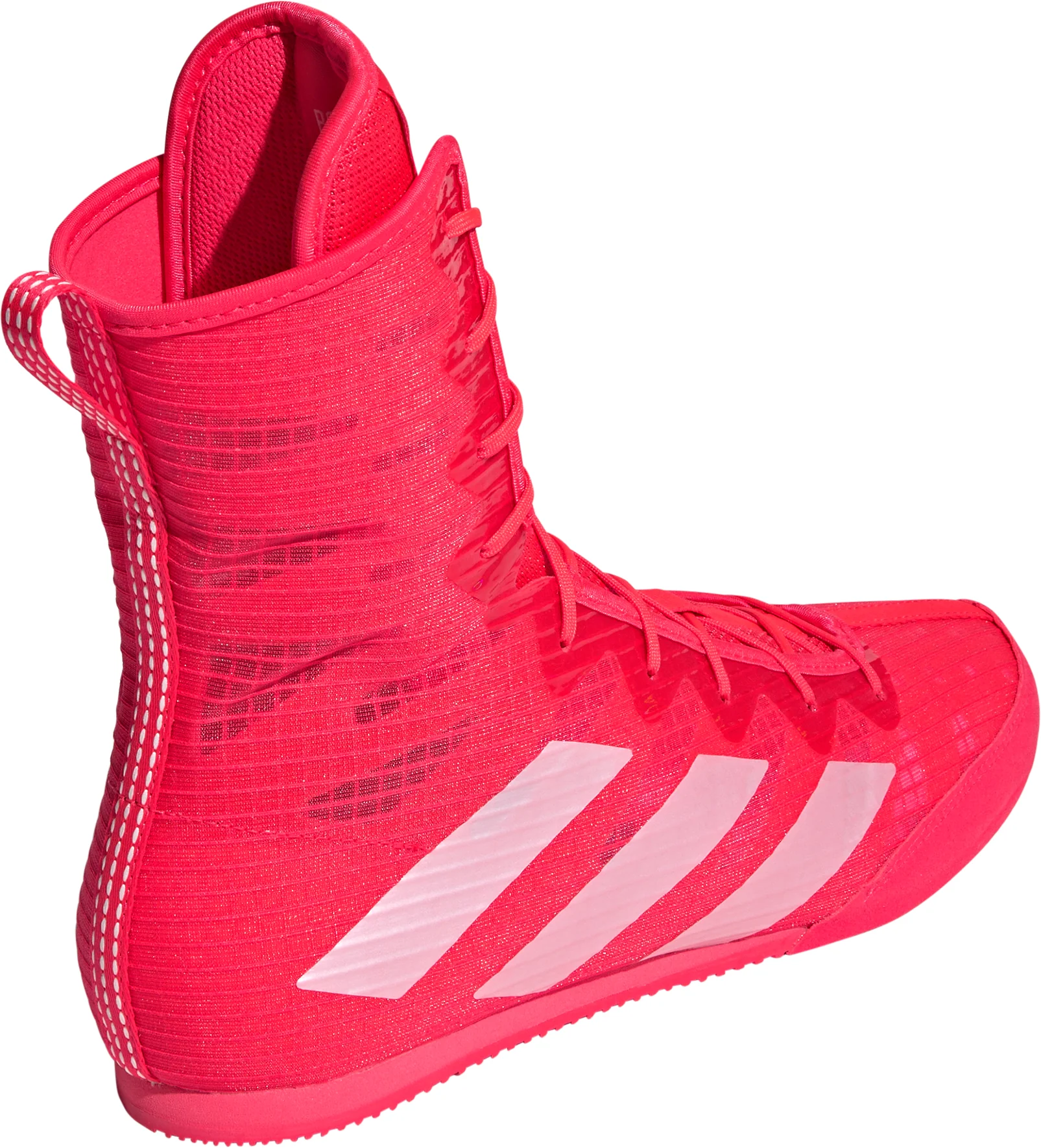 adidas Box Hog 4 Mens Boxing Shoes - Red - Image 5