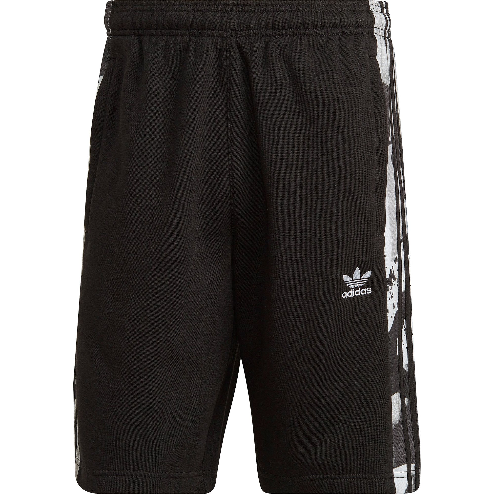 adidas Camo 3 Stripes Mens Training Shorts - Black - Image 6