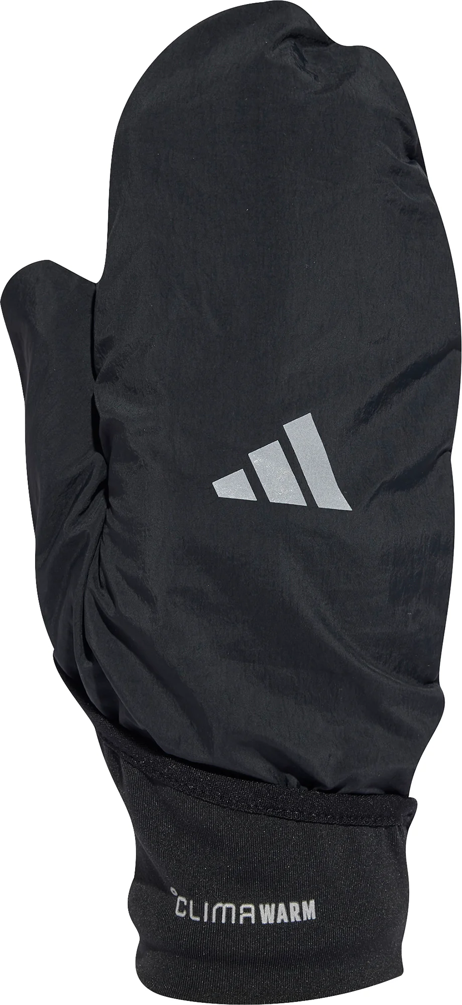adidas ClimaWarm Convertible Running Gloves - Black - Image 2