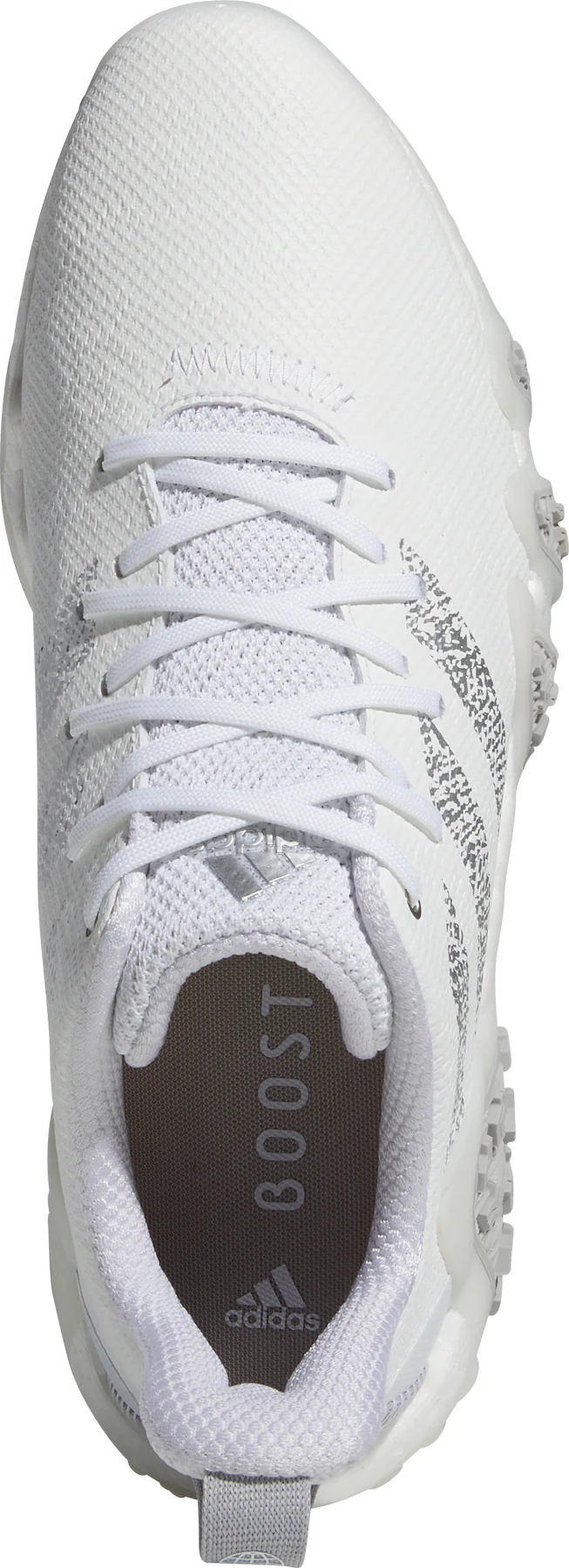 adidas CodeChaos Spikeless Mens Golf Shoes - White - Image 4