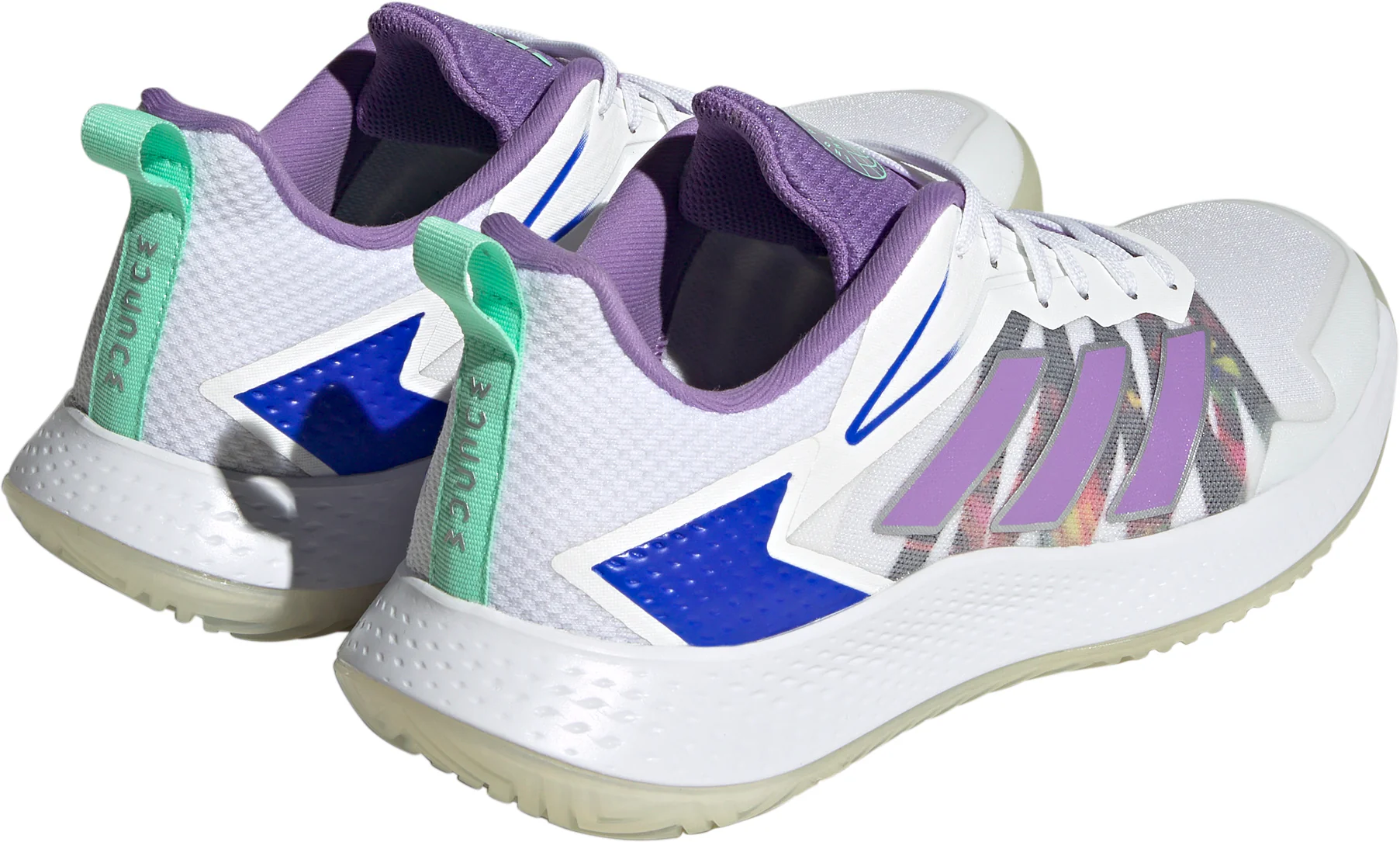 adidas Defiant Speed Womens Tennis Shoes - White - Image 5