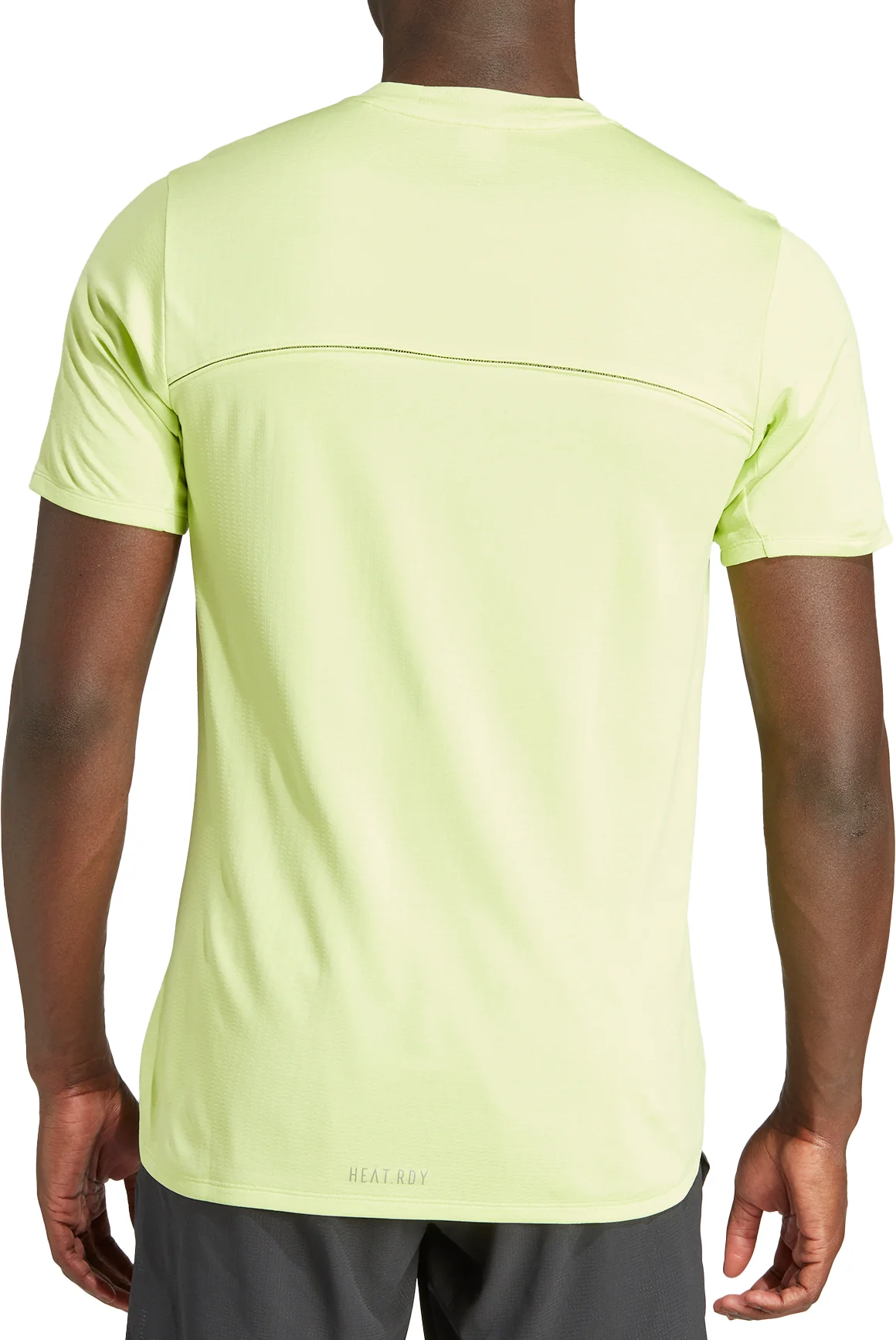 adidas Designed 4 Training Short Sleeve Mens Training Top - Green - Image 2