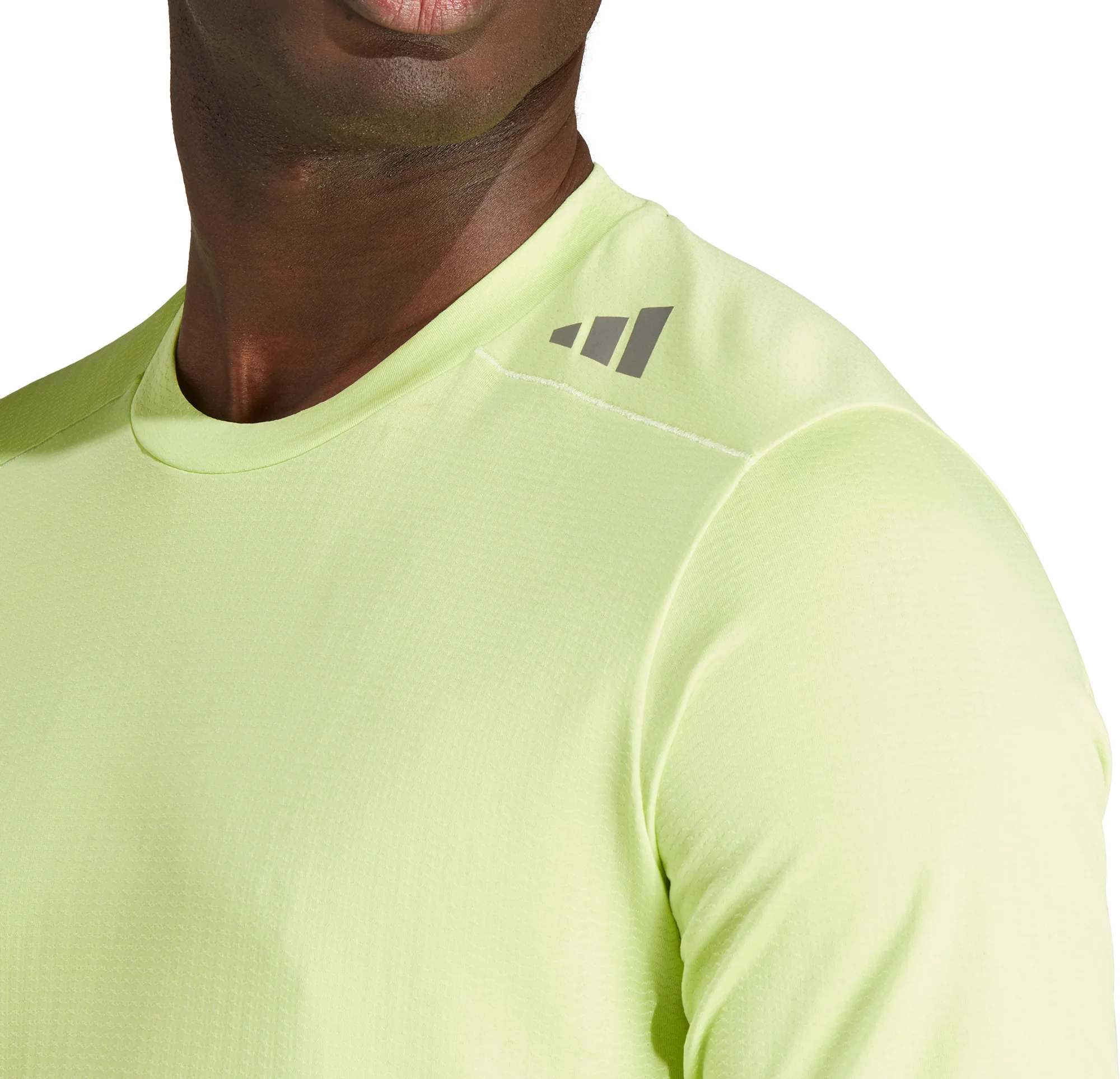 adidas Designed 4 Training Short Sleeve Mens Training Top - Green - Image 4