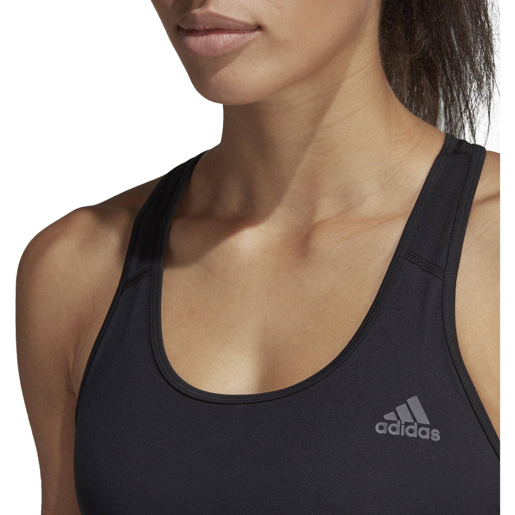 adidas Don't Rest AlphaSkin Womens Sports Bra - Black - Image 4