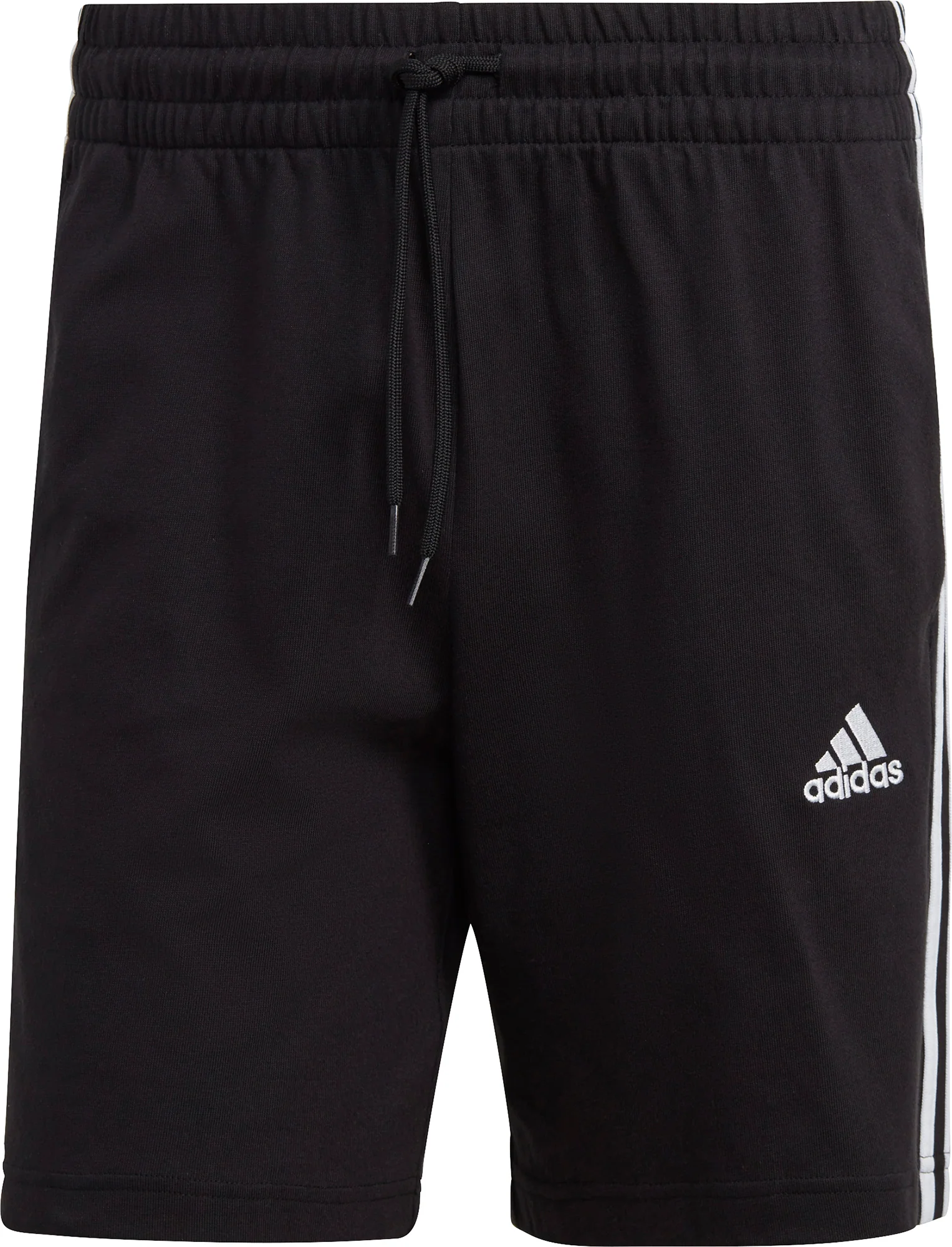 adidas Essentials 3 Stripes 7 Inch Mens Shorts - Black - Image 5
