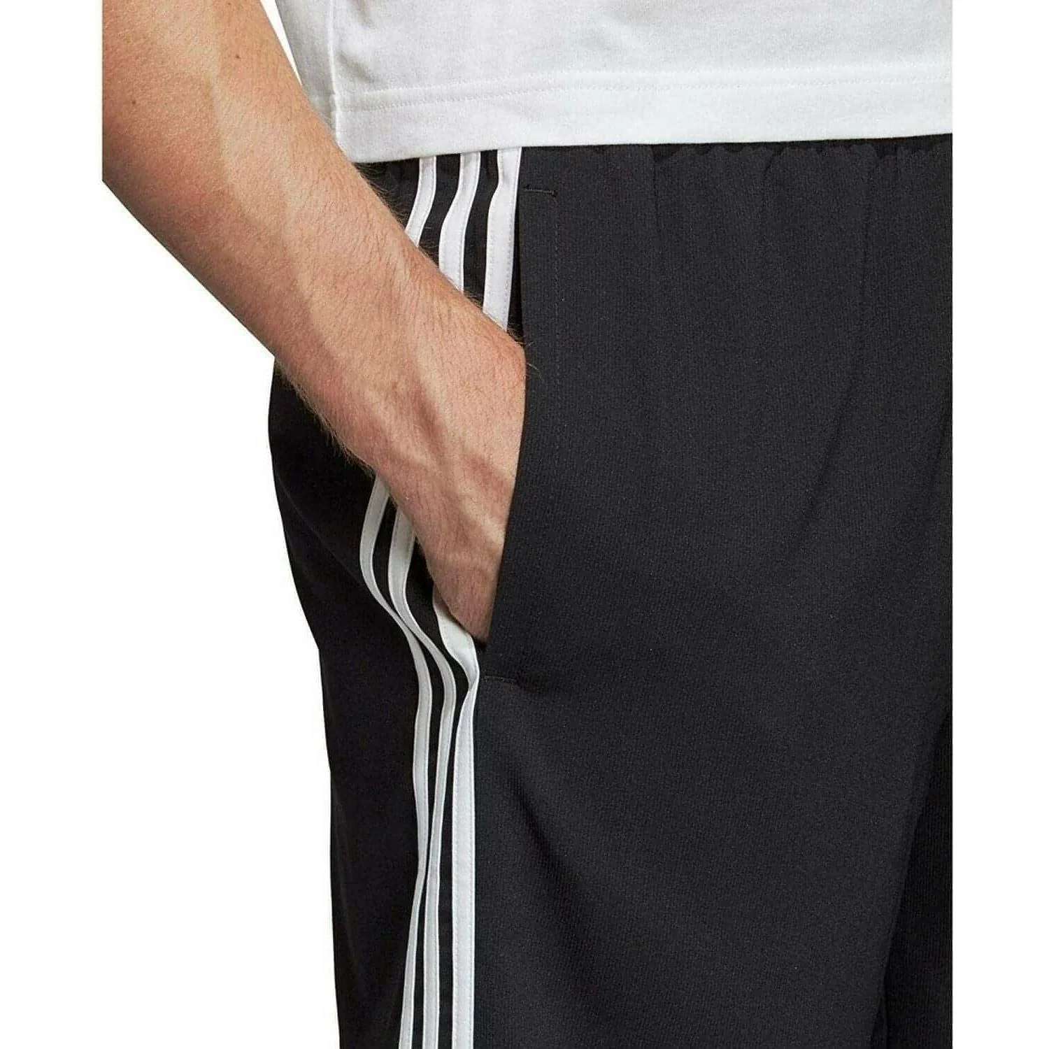 adidas Essentials 3 Stripes Chelsea Mens Training Shorts - Black - Image 4
