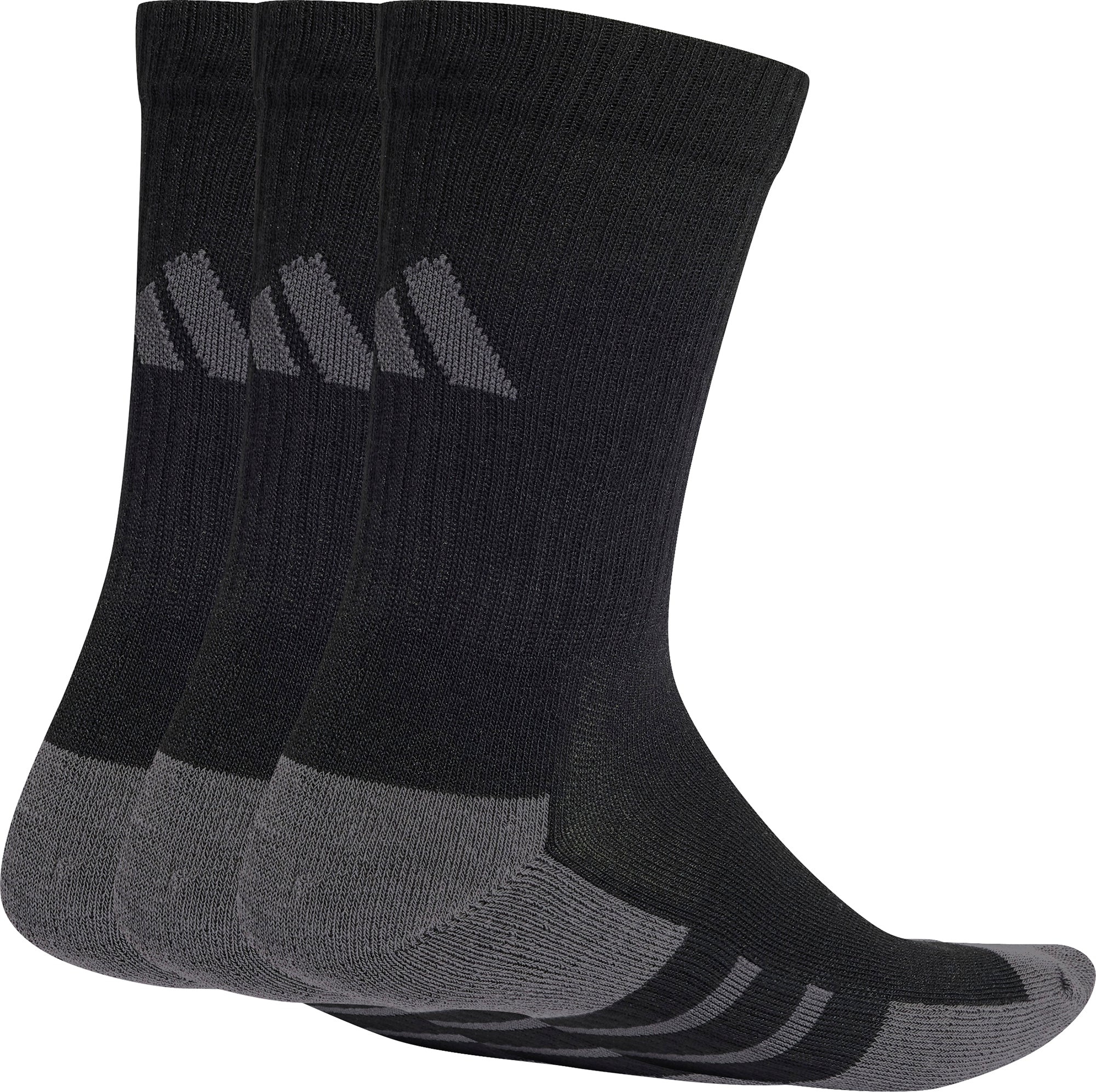 adidas Essentials ClimaCool (3 Pack) Crew Socks - Black - Image 2