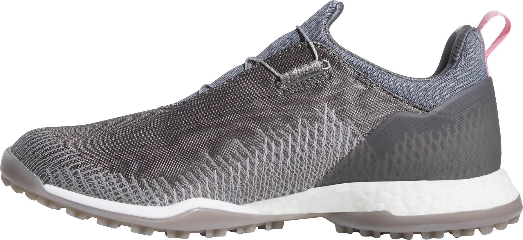 adidas ForgeFiber BOA Womens Golf Shoes - Grey - Image 3