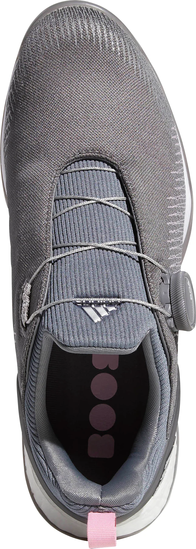 adidas ForgeFiber BOA Womens Golf Shoes - Grey - Image 4