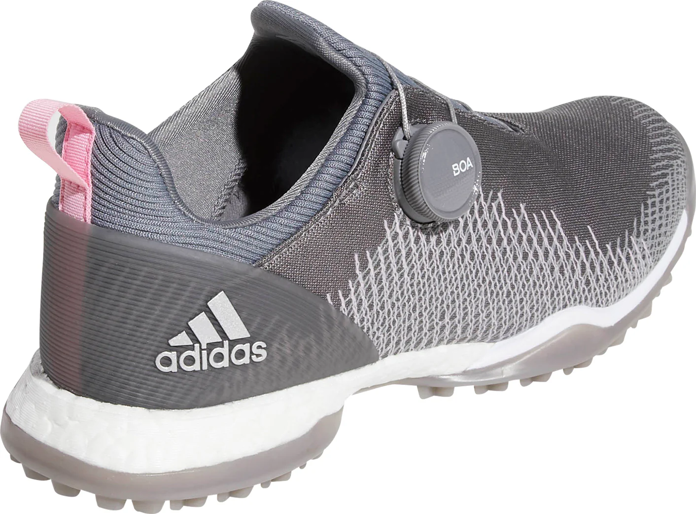 adidas ForgeFiber BOA Womens Golf Shoes - Grey - Image 5