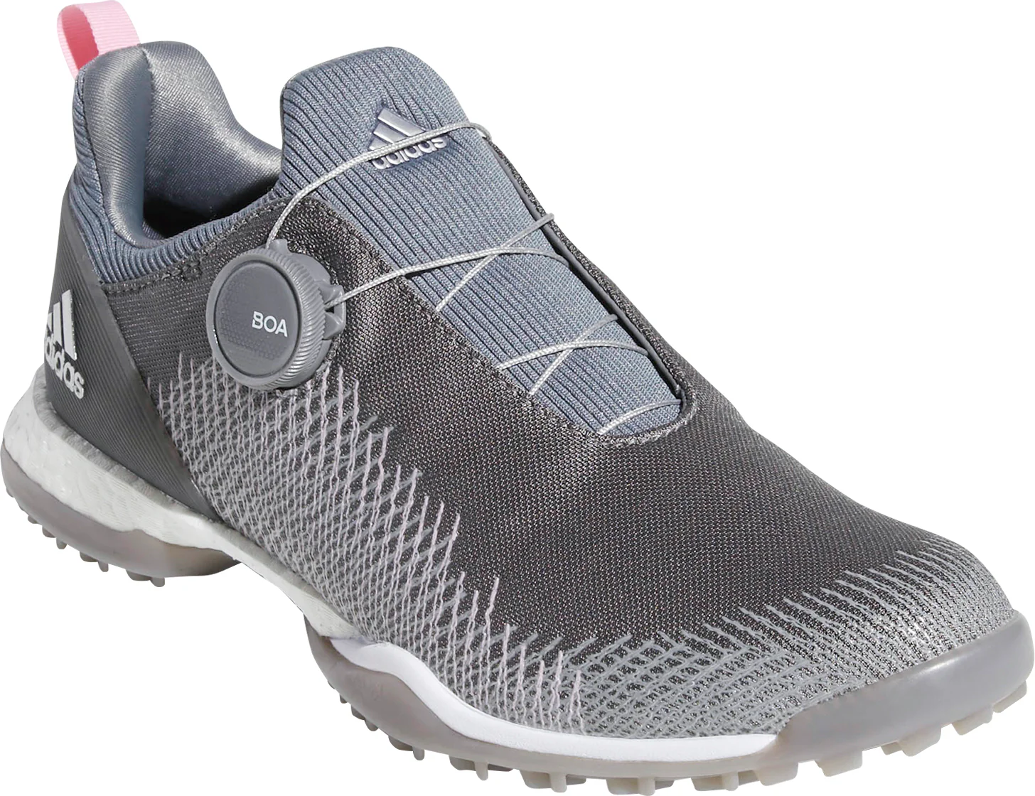 adidas ForgeFiber BOA Womens Golf Shoes - Grey - Image 6