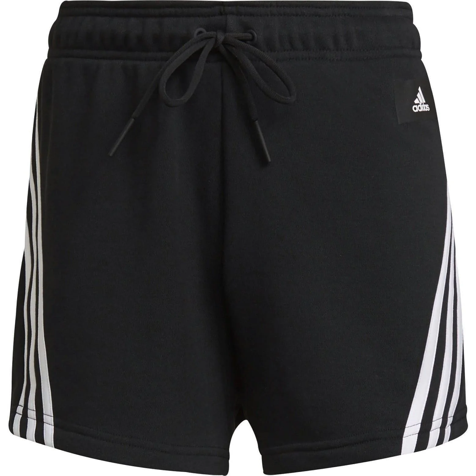 adidas Future Icon 3 Stripes Womens Training Shorts - Black - Image 5
